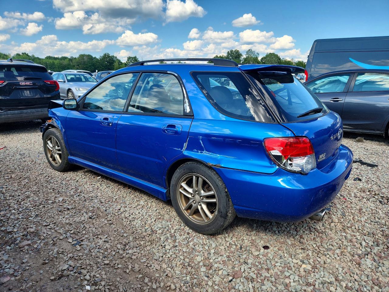 2005 Subaru Impreza Wrx Blue vin: JF1GG296X5G801360