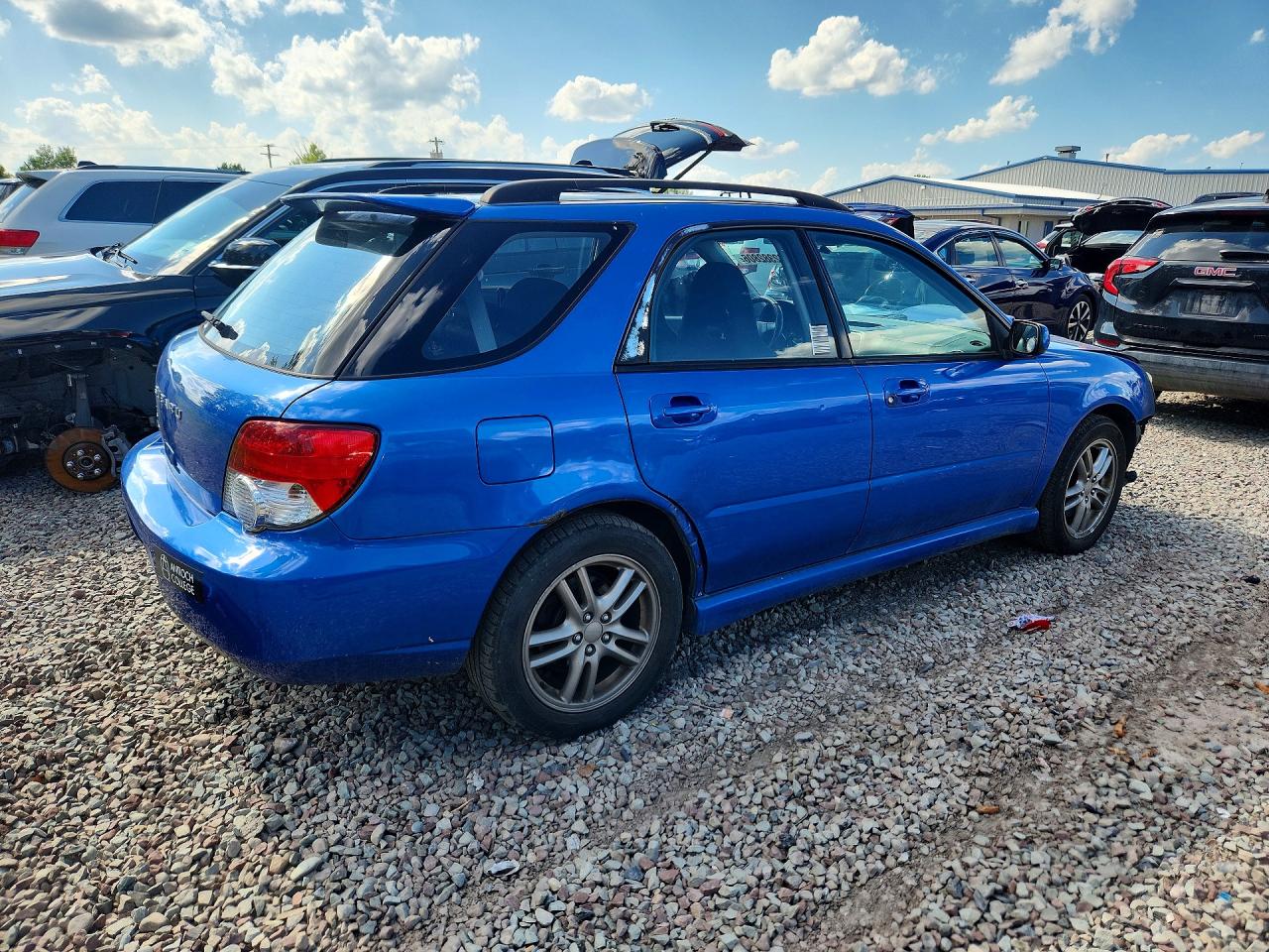2005 Subaru Impreza Wrx Blue vin: JF1GG296X5G801360