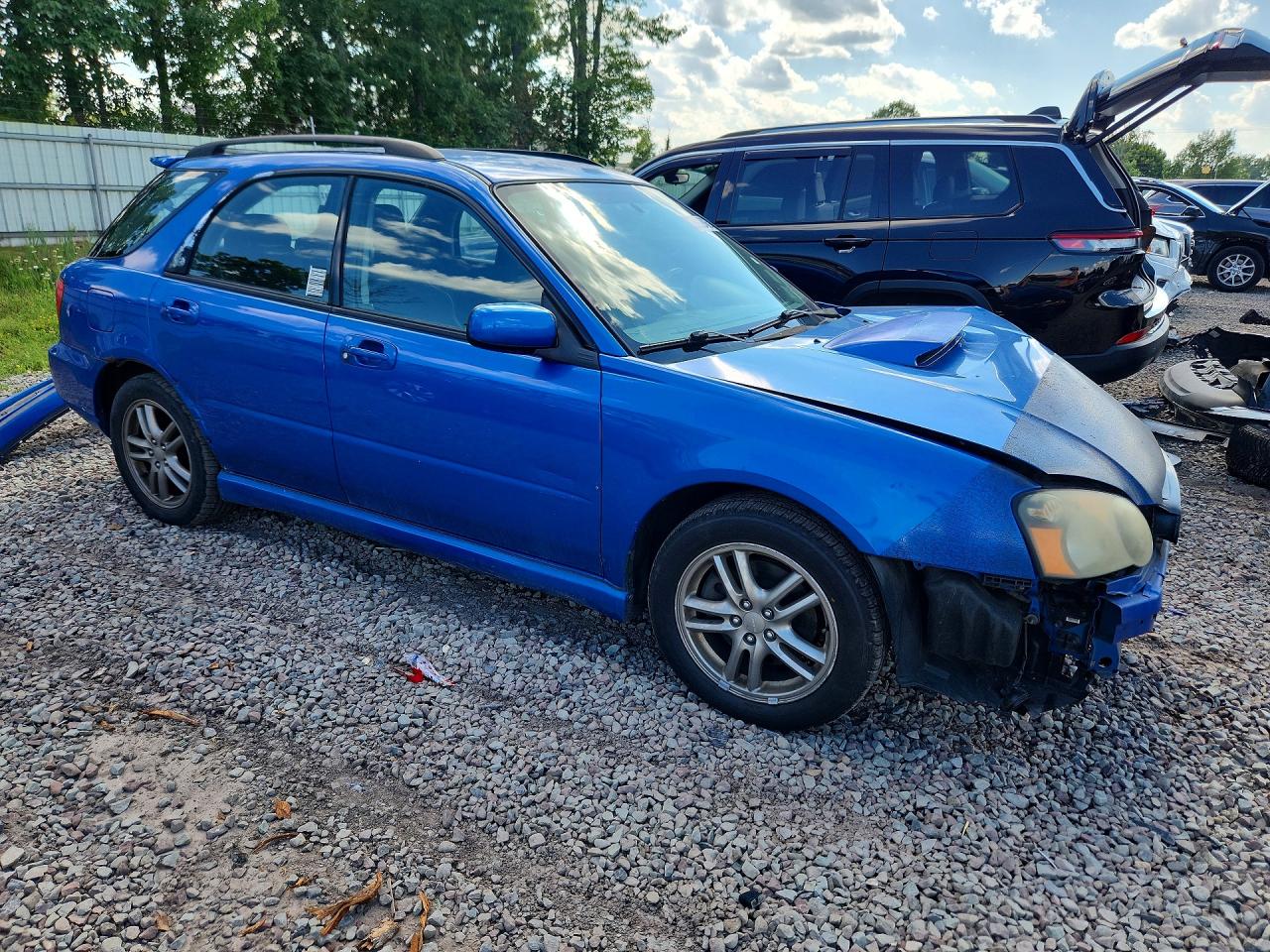 2005 Subaru Impreza Wrx Blue vin: JF1GG296X5G801360