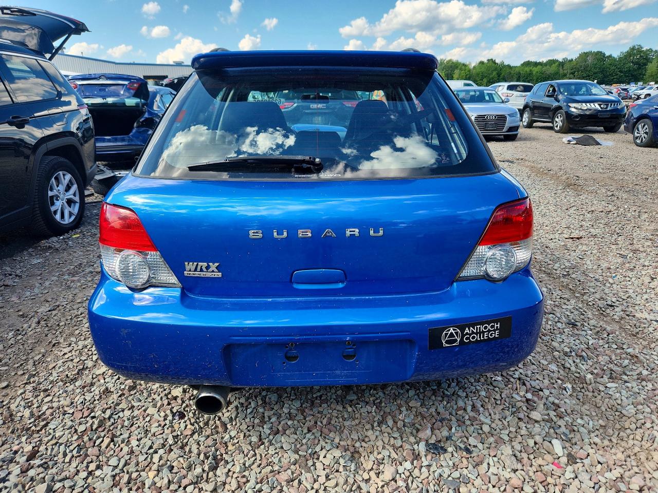 2005 Subaru Impreza Wrx Blue vin: JF1GG296X5G801360