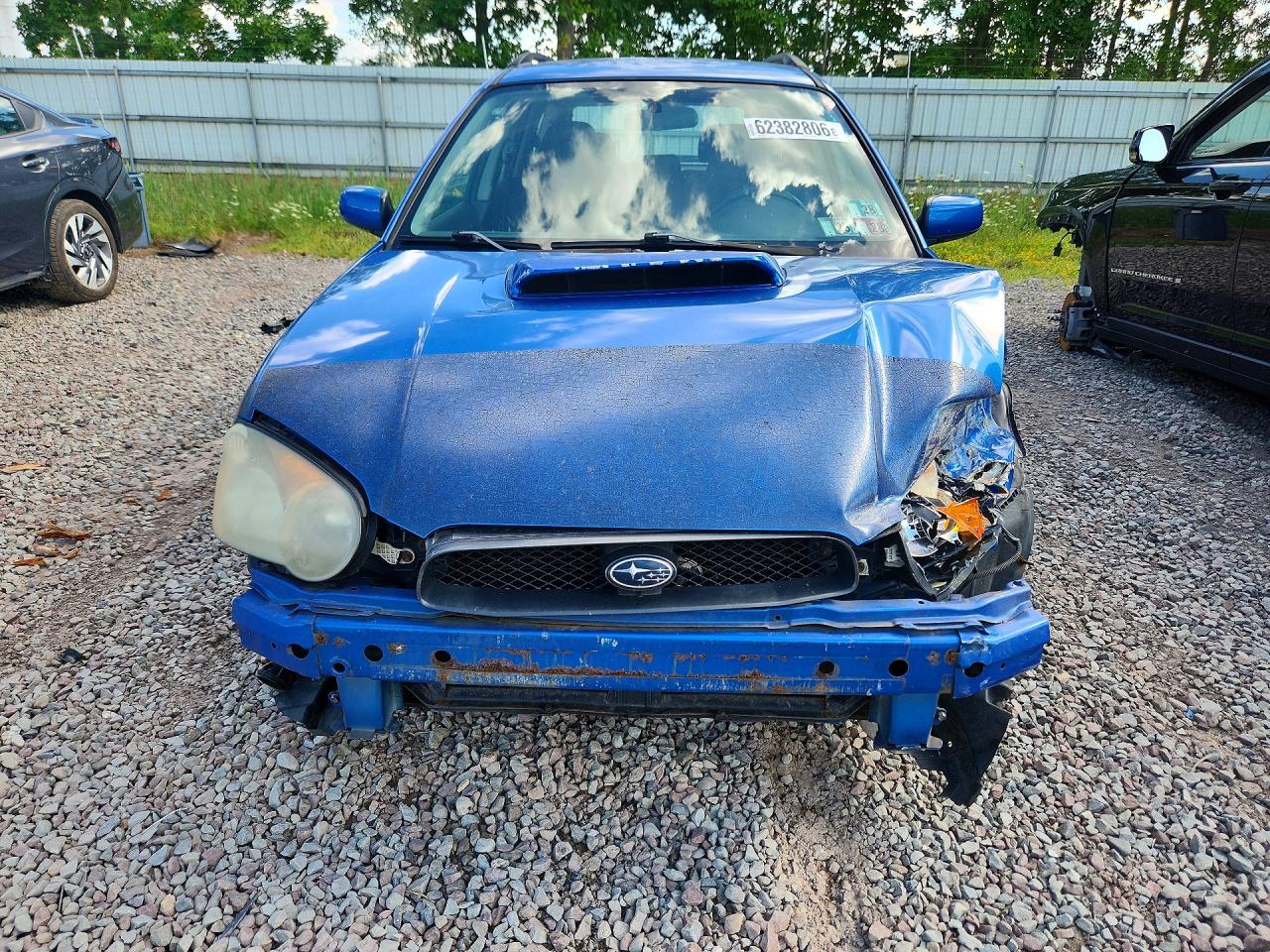 2005 Subaru Impreza Wrx Blue vin: JF1GG296X5G801360