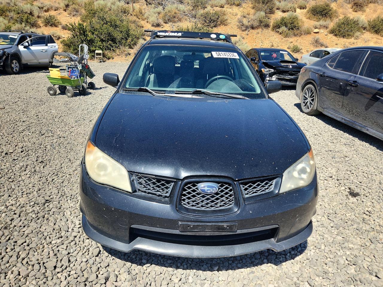 2007 Subaru Impreza 2.5i Black vin: JF1GG61607H817969
