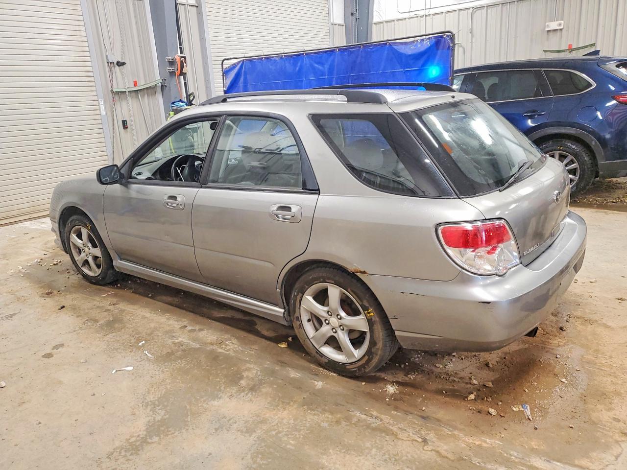 2007 Subaru Impreza 2.5i Silver vin: JF1GG61617H808861