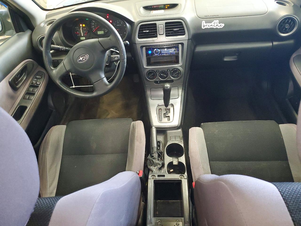 2007 Subaru Impreza 2.5i Silver vin: JF1GG61617H808861