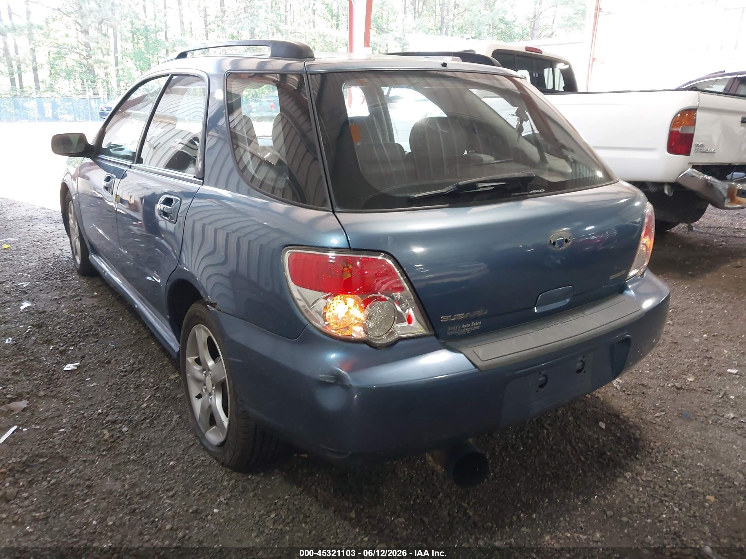 2007 Subaru Impreza 2.5i Синий vin: JF1GG61647G810710