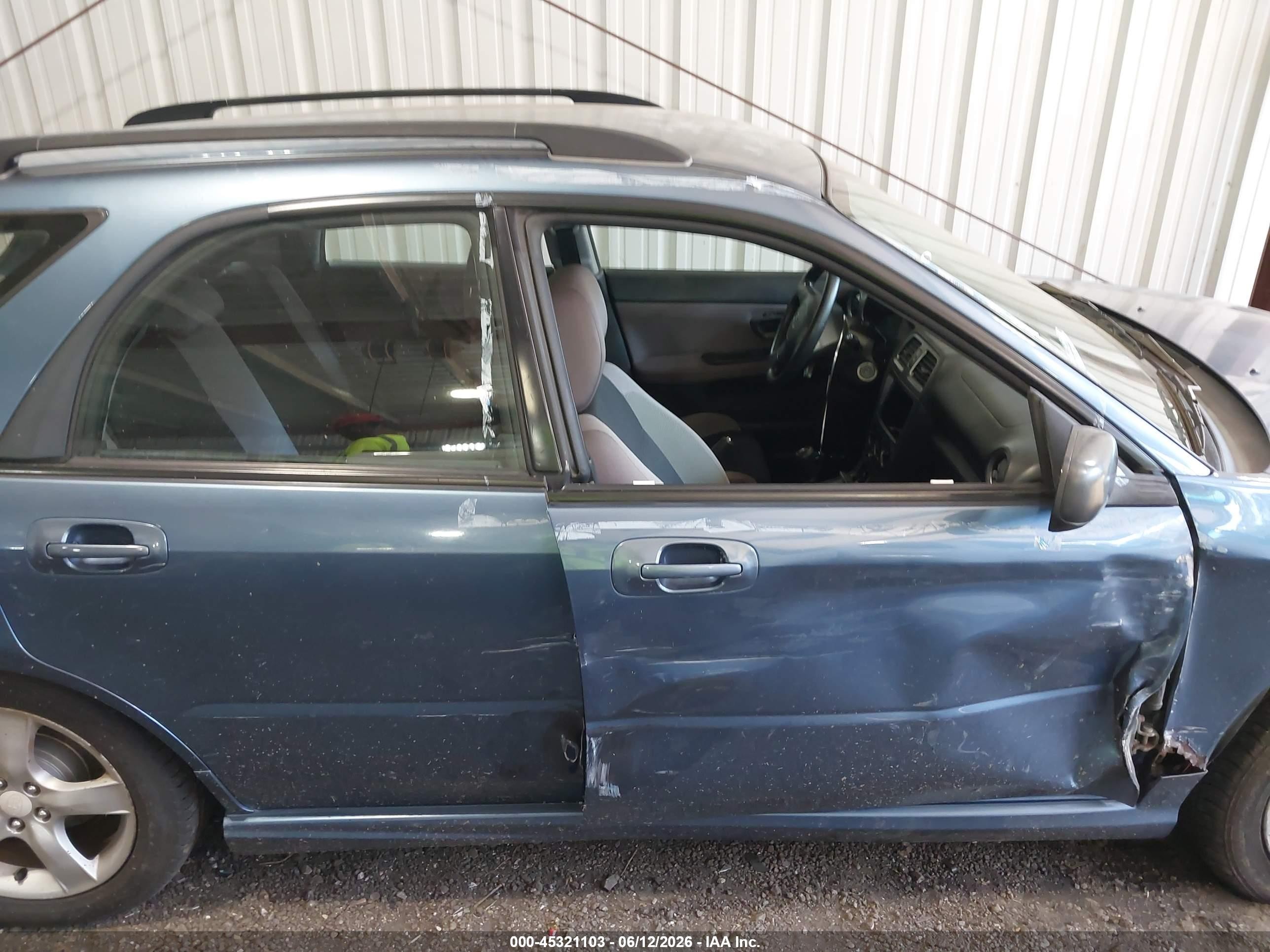 2007 Subaru Impreza 2.5i Синий vin: JF1GG61647G810710