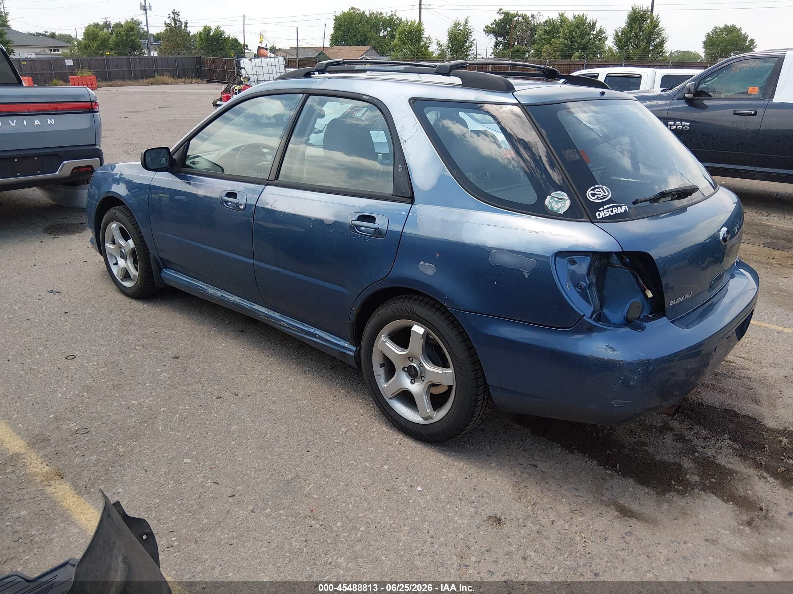 2007 Subaru Impreza 2.5i Blue vin: JF1GG61647H812399