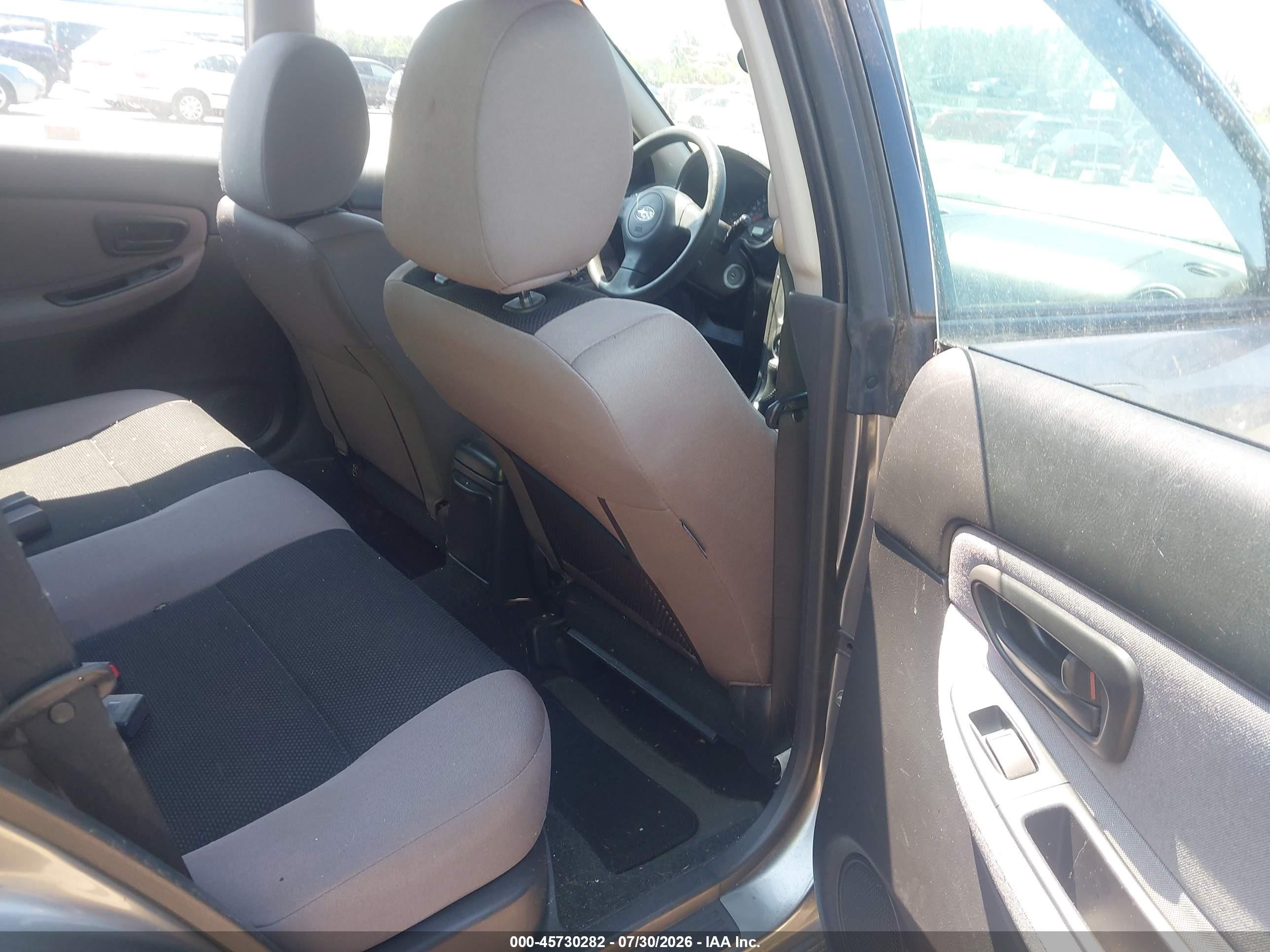 2007 Subaru Impreza 2.5i Gray vin: JF1GG61647H815075