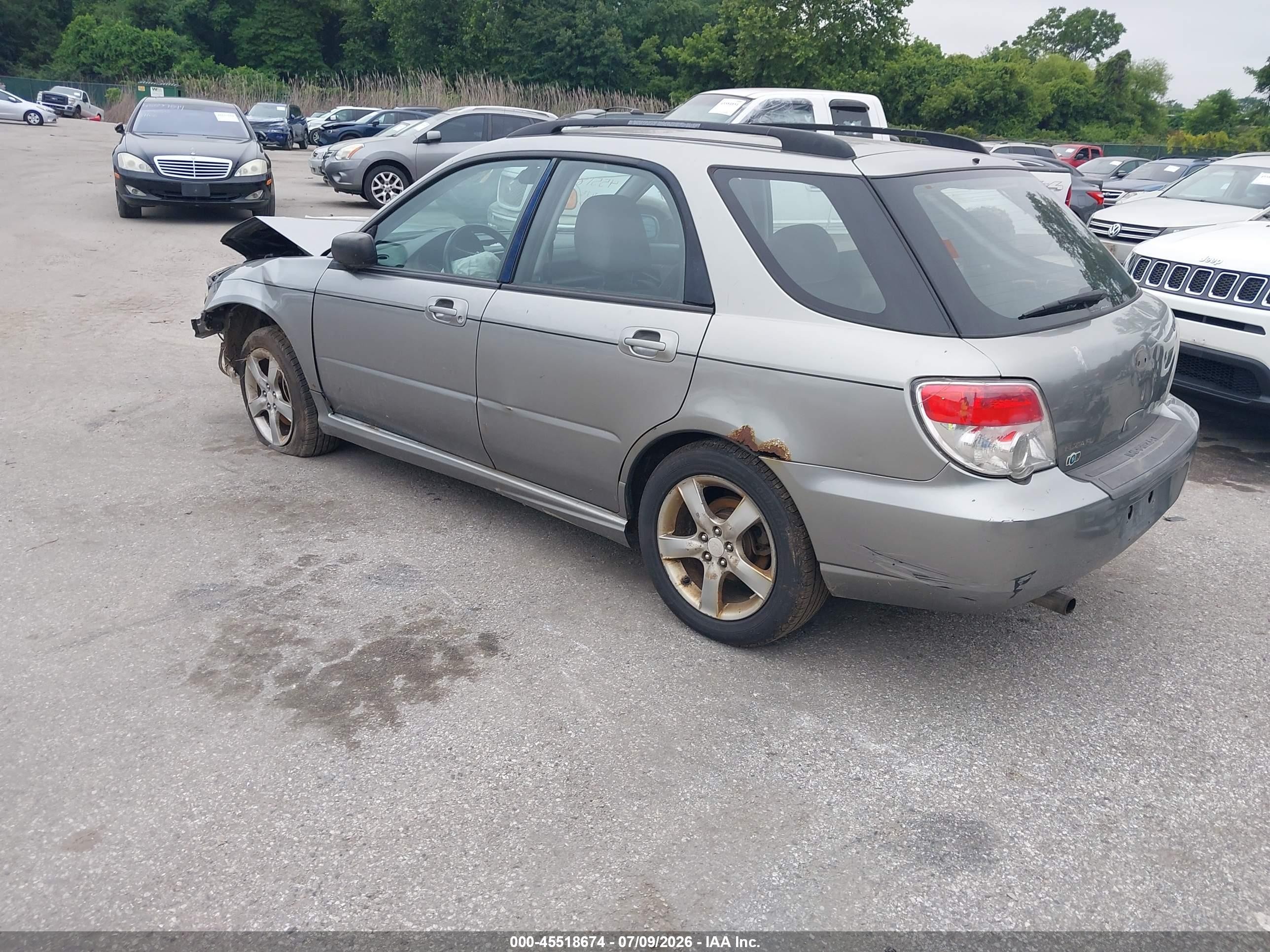2007 Subaru Impreza 2.5i Gray vin: JF1GG61667H812565