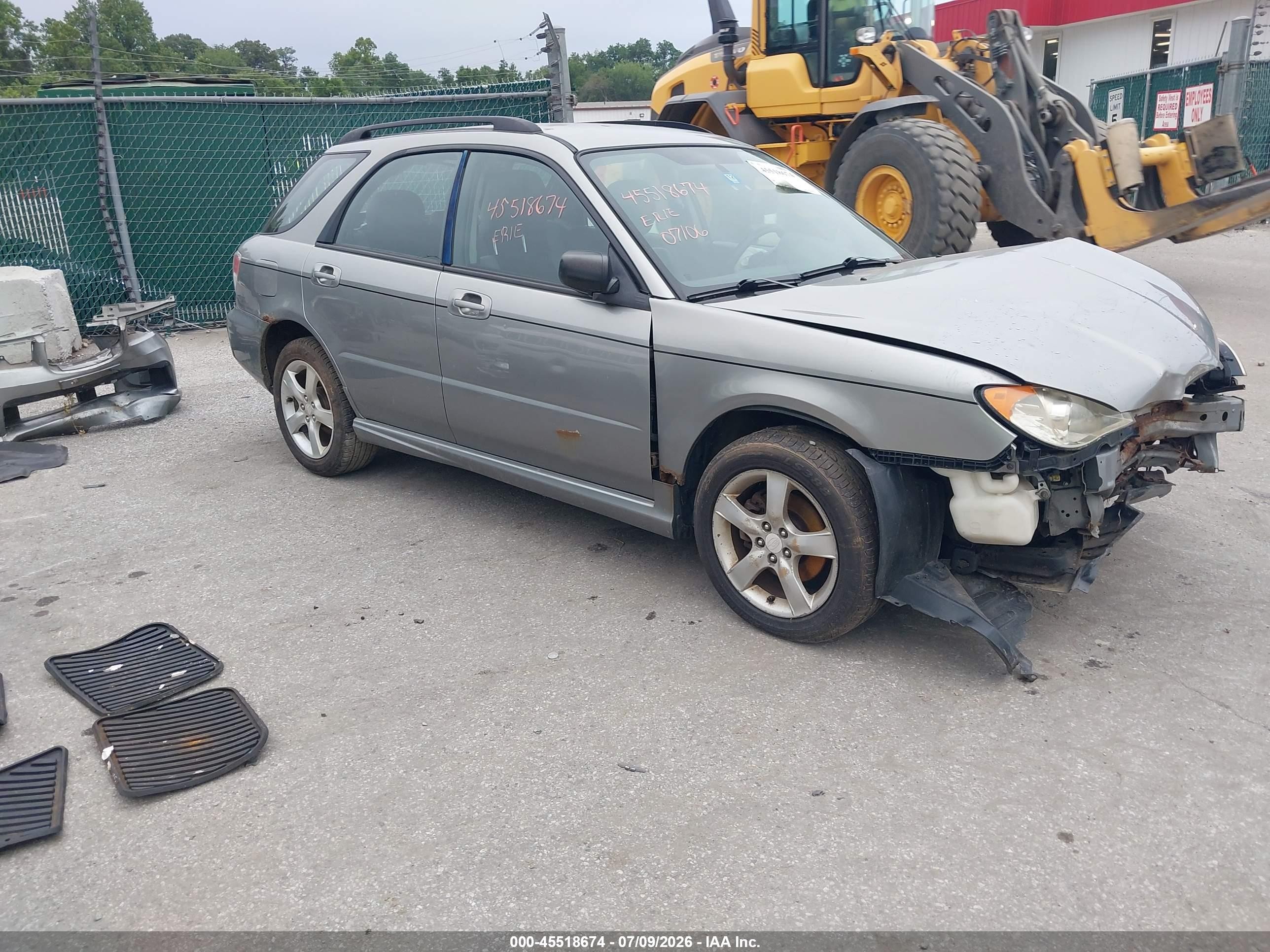 2007 Subaru Impreza 2.5i Gray vin: JF1GG61667H812565