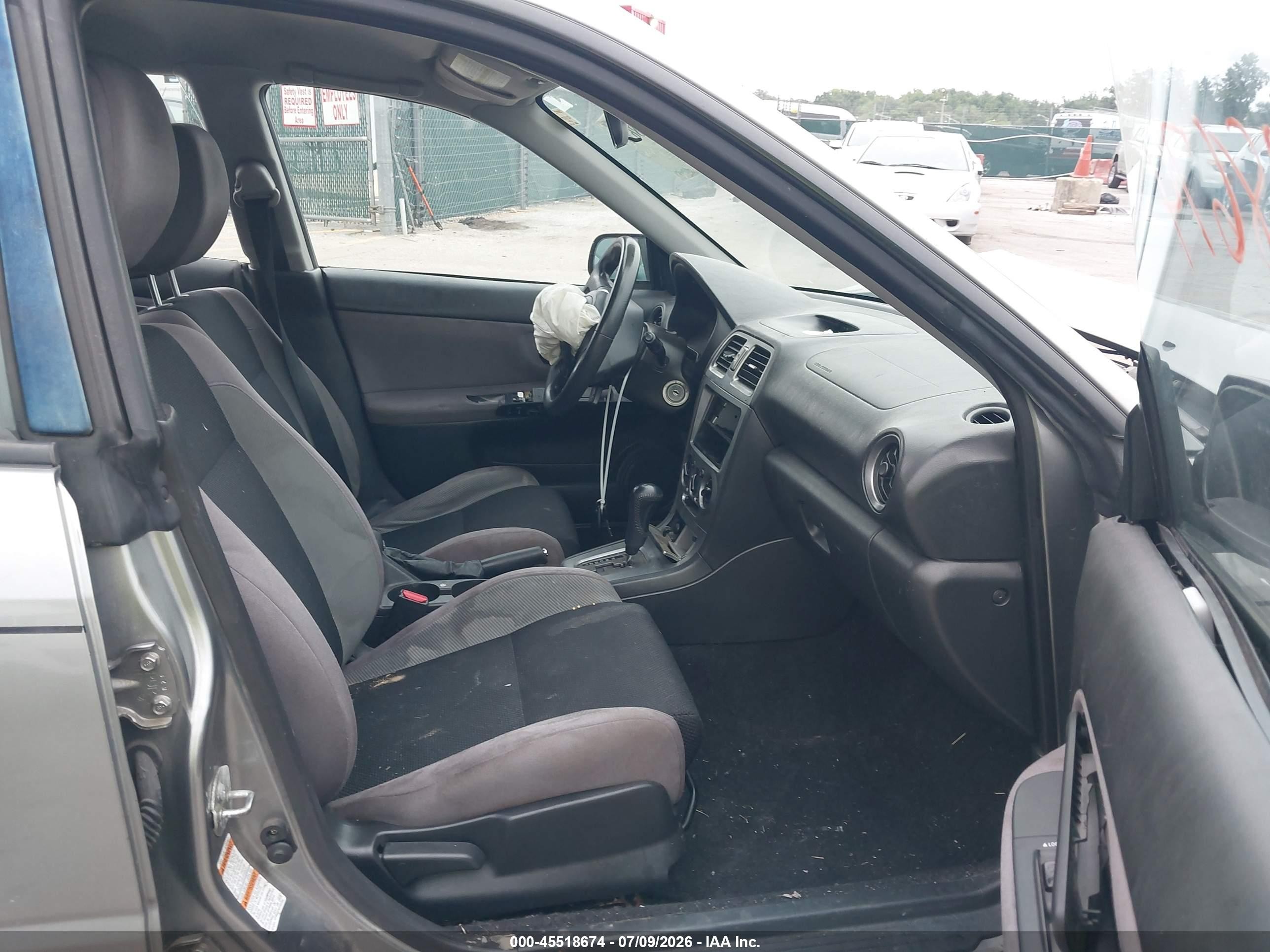 2007 Subaru Impreza 2.5i Gray vin: JF1GG61667H812565
