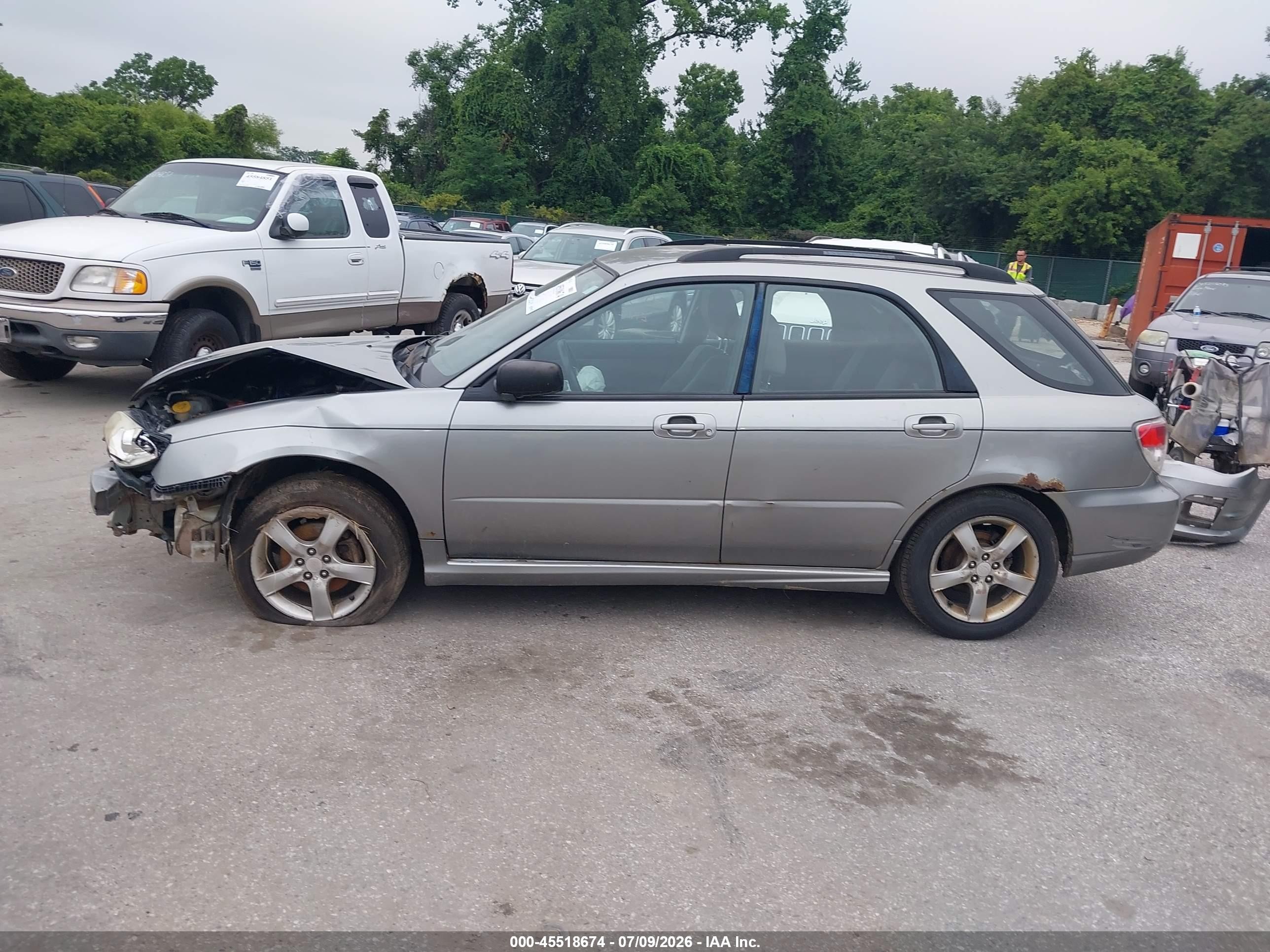 2007 Subaru Impreza 2.5i Gray vin: JF1GG61667H812565