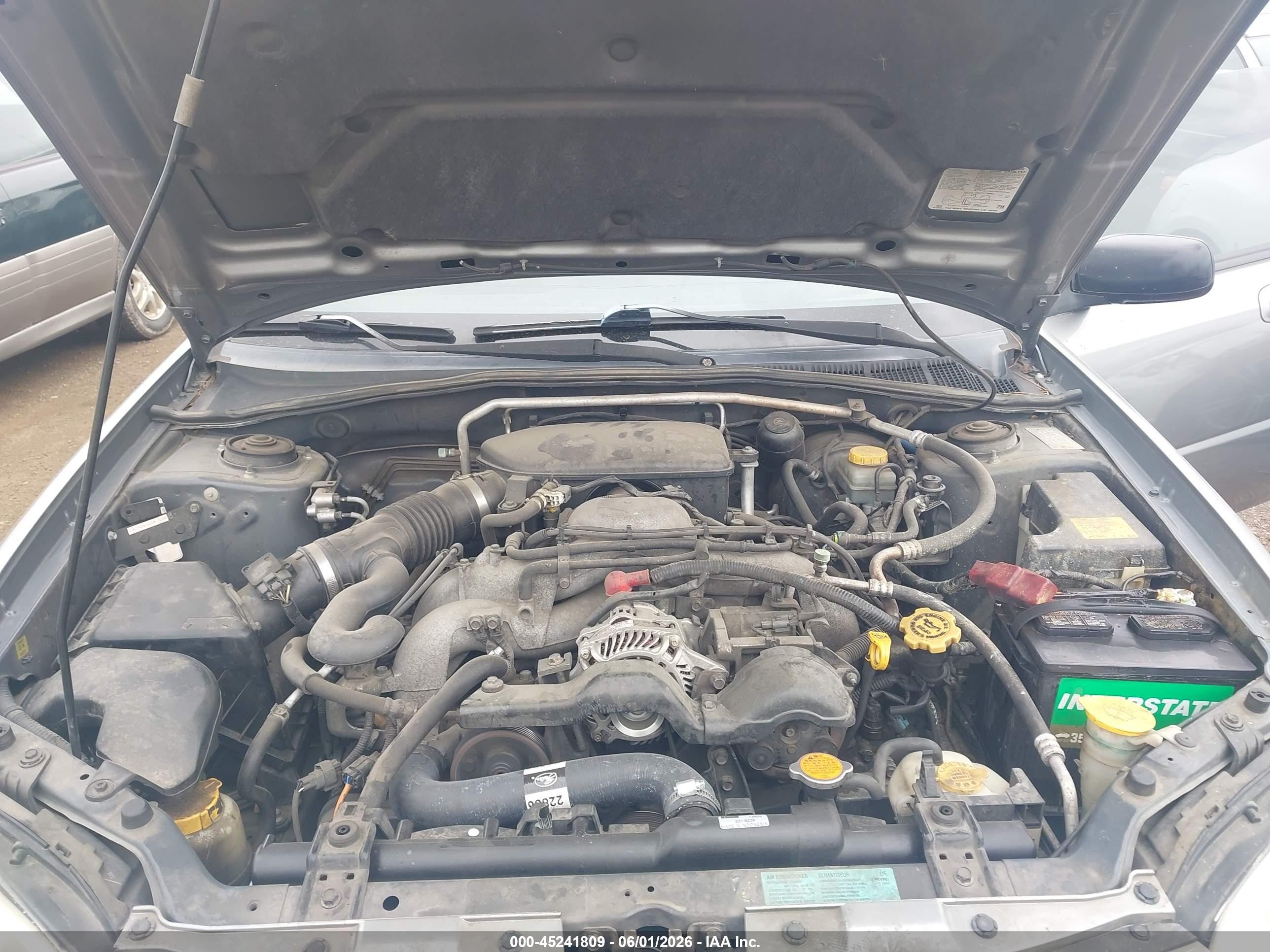 2007 Subaru Impreza 2.5i Green vin: JF1GG61667H819483