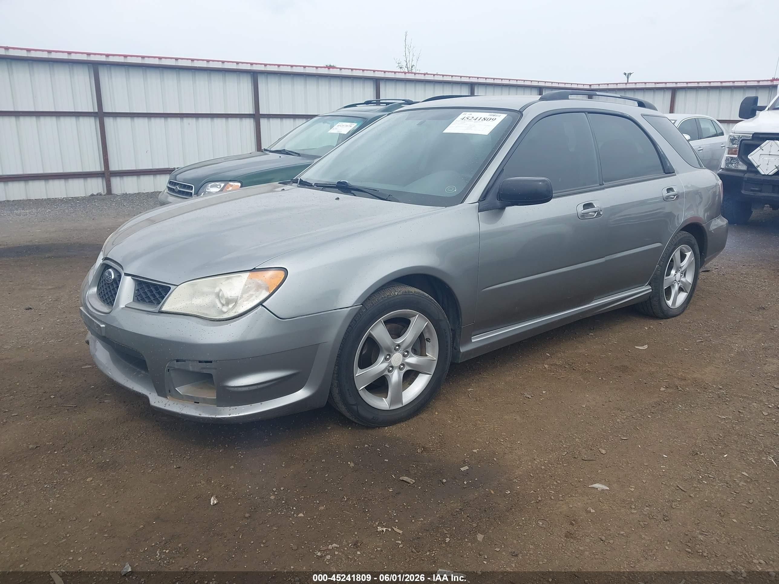 2007 Subaru Impreza 2.5i Green vin: JF1GG61667H819483