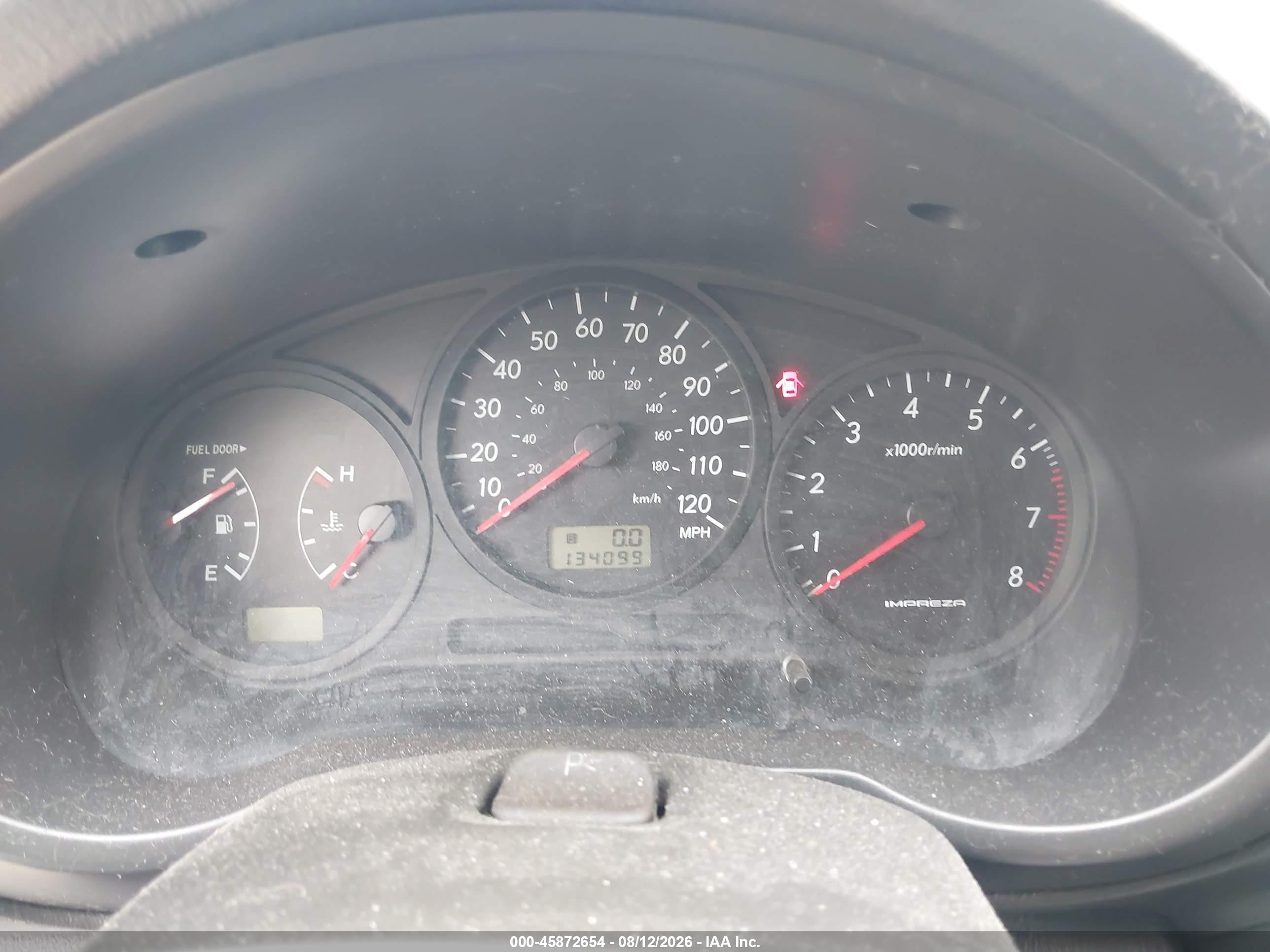 2007 Subaru Impreza 2.5i Blue vin: JF1GG61677G801175
