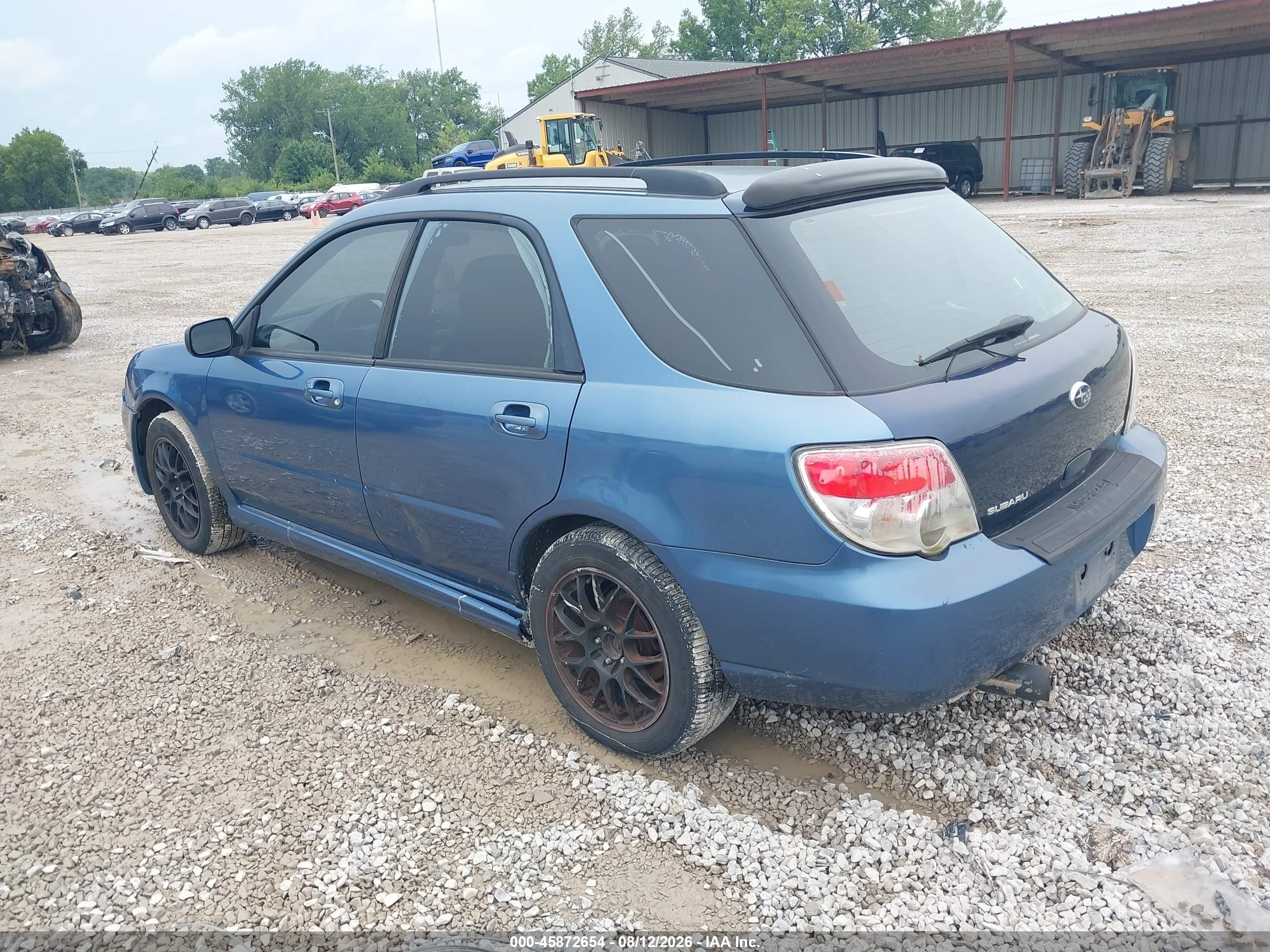 2007 Subaru Impreza 2.5i Blue vin: JF1GG61677G801175