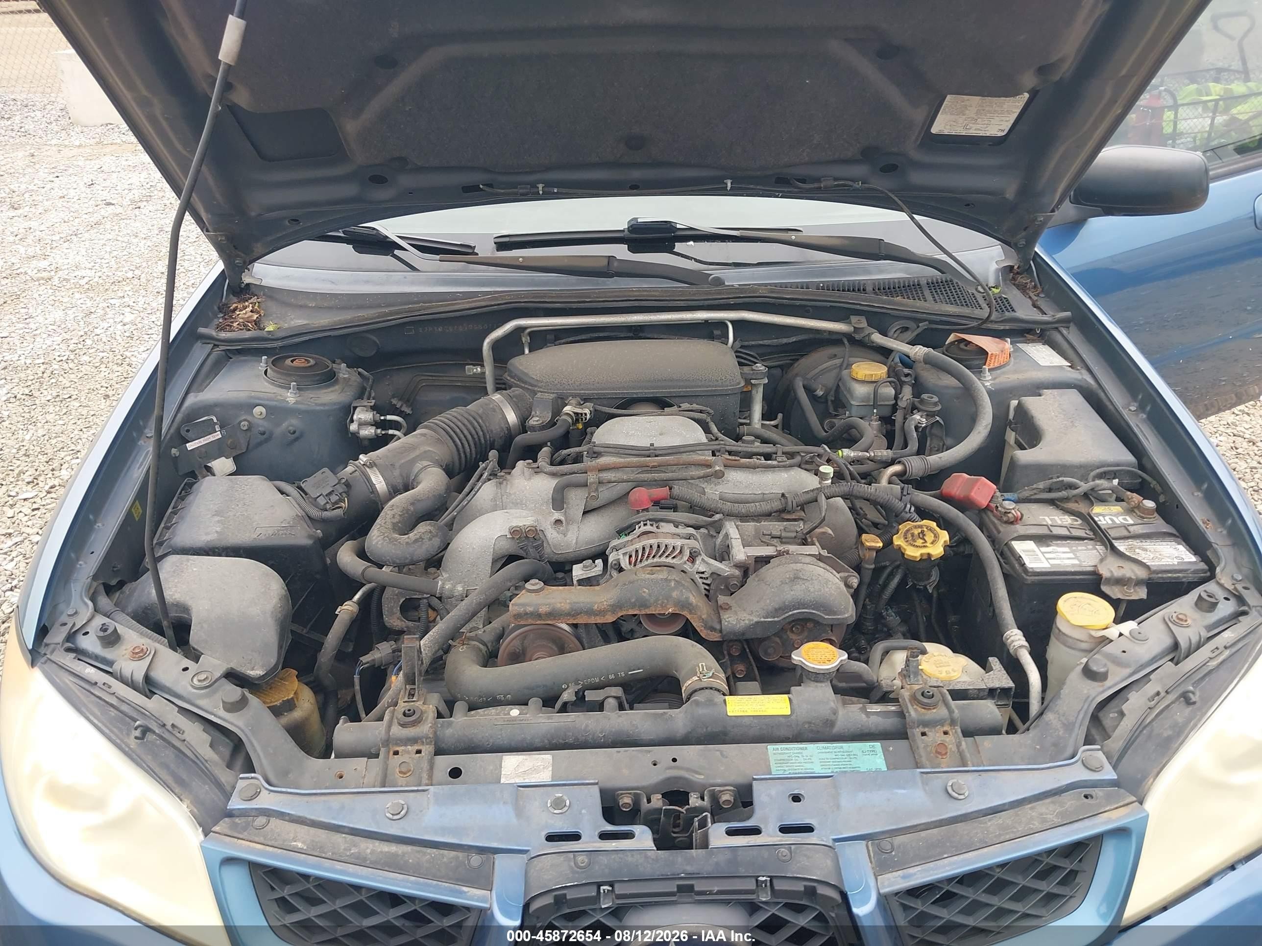 2007 Subaru Impreza 2.5i Blue vin: JF1GG61677G801175