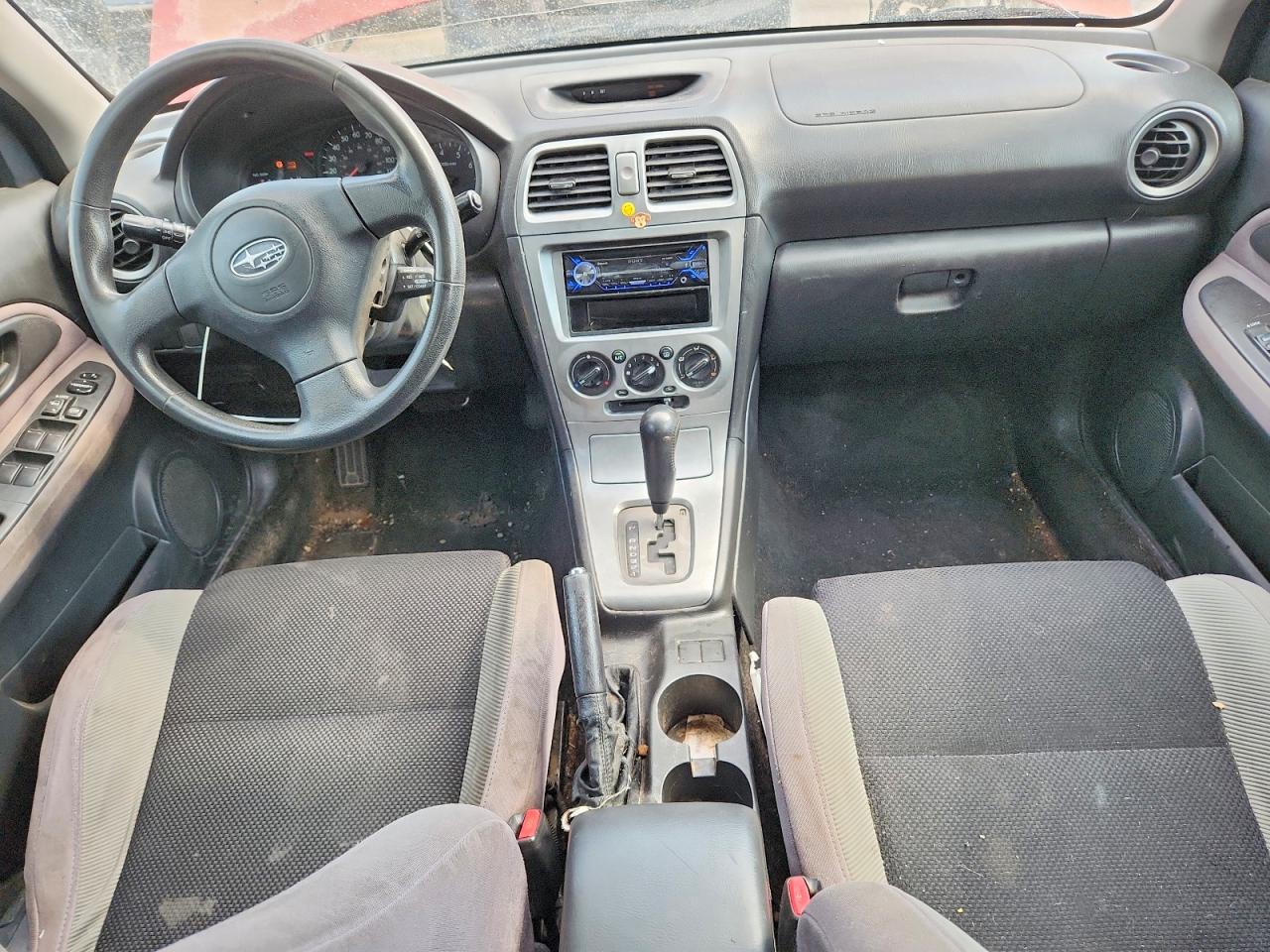 2007 Subaru Impreza 2.5i Red vin: JF1GG61677H805401