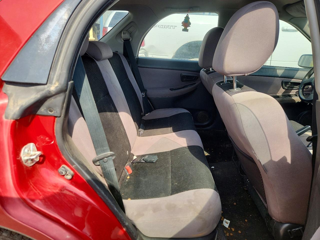 2007 Subaru Impreza 2.5i Red vin: JF1GG61677H805401