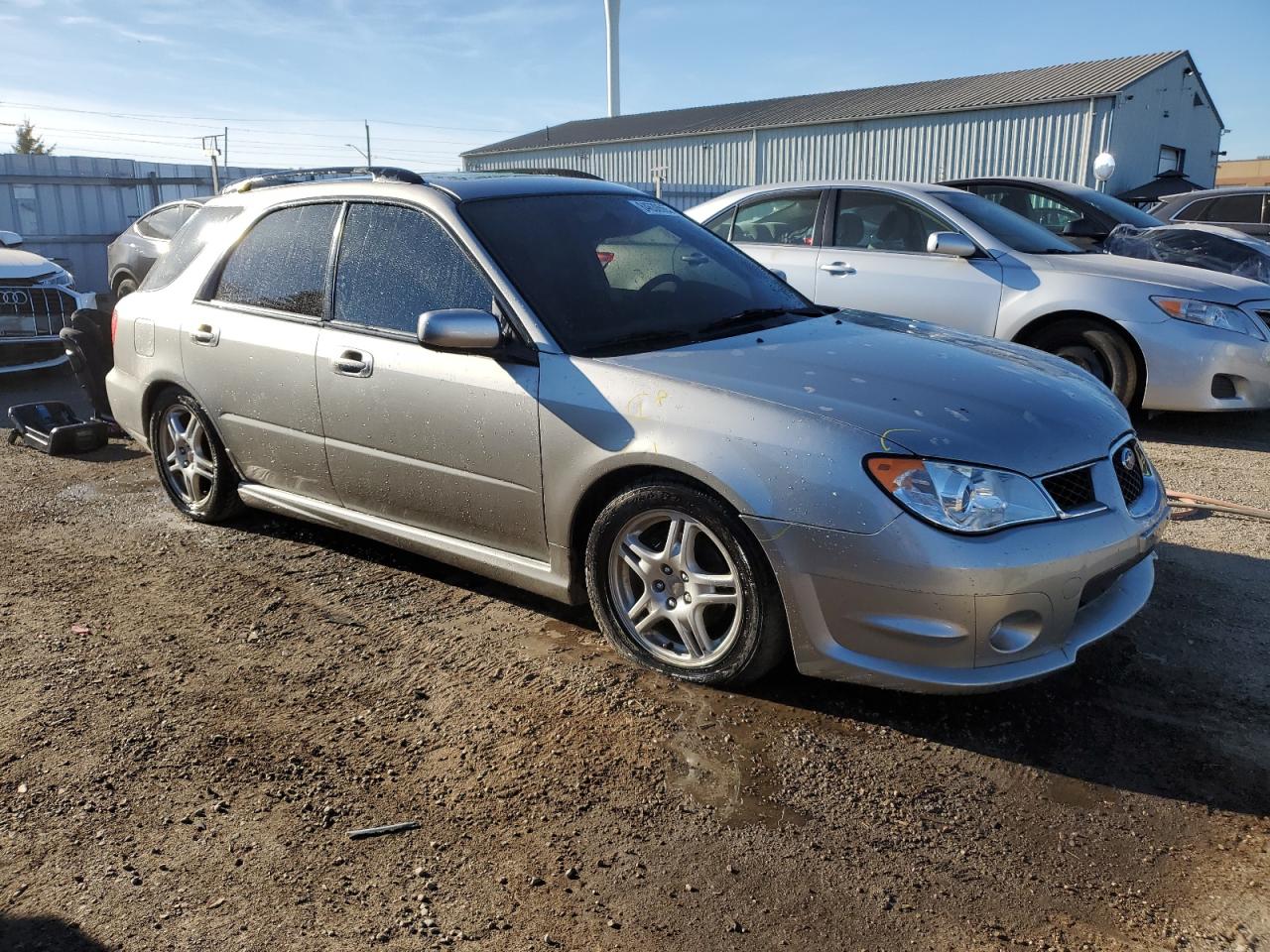 2007 Subaru Impreza 2.5i Silver vin: JF1GG61677H813336