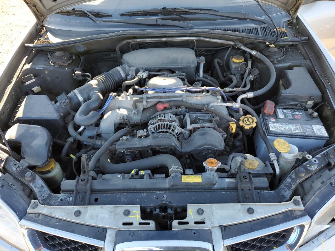 2007 Subaru Impreza 2.5i Silver vin: JF1GG61677H813336