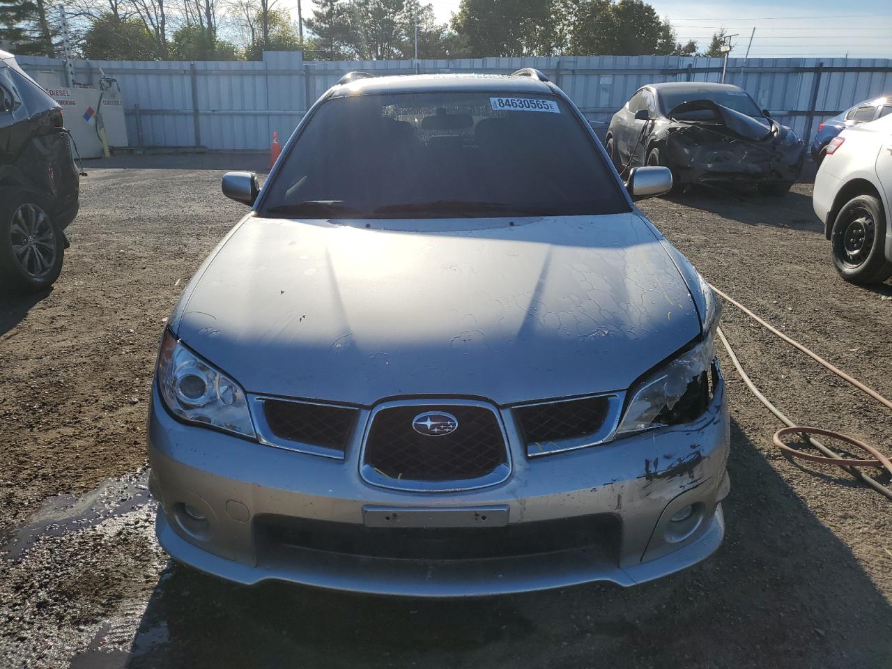 2007 Subaru Impreza 2.5i Silver vin: JF1GG61677H813336