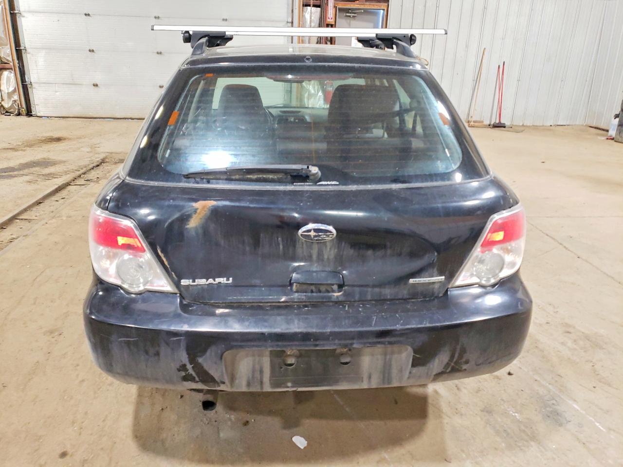 2007 Subaru Impreza 2.5i Черный vin: JF1GG61677H818214