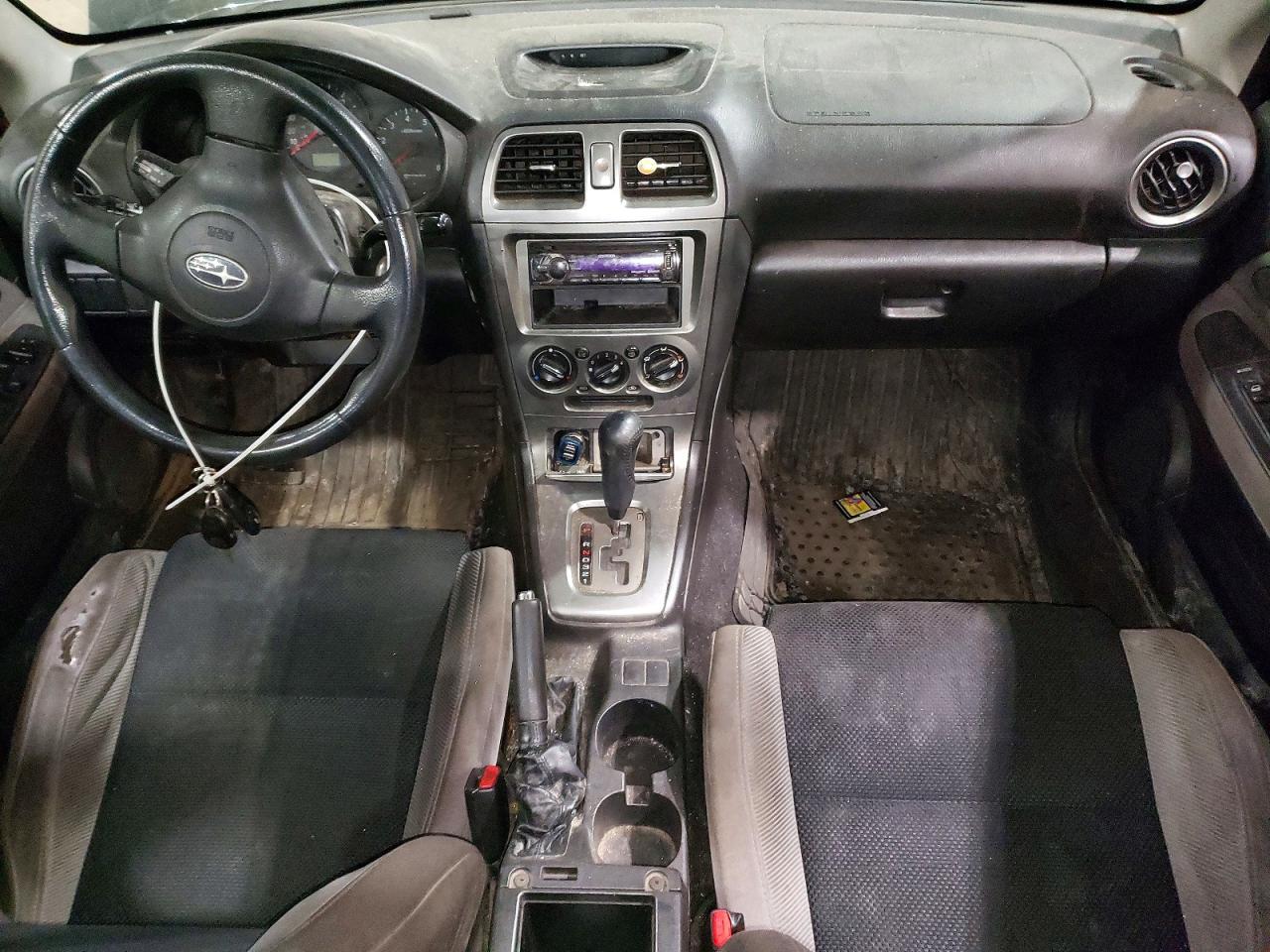 2007 Subaru Impreza 2.5i Черный vin: JF1GG61677H818214