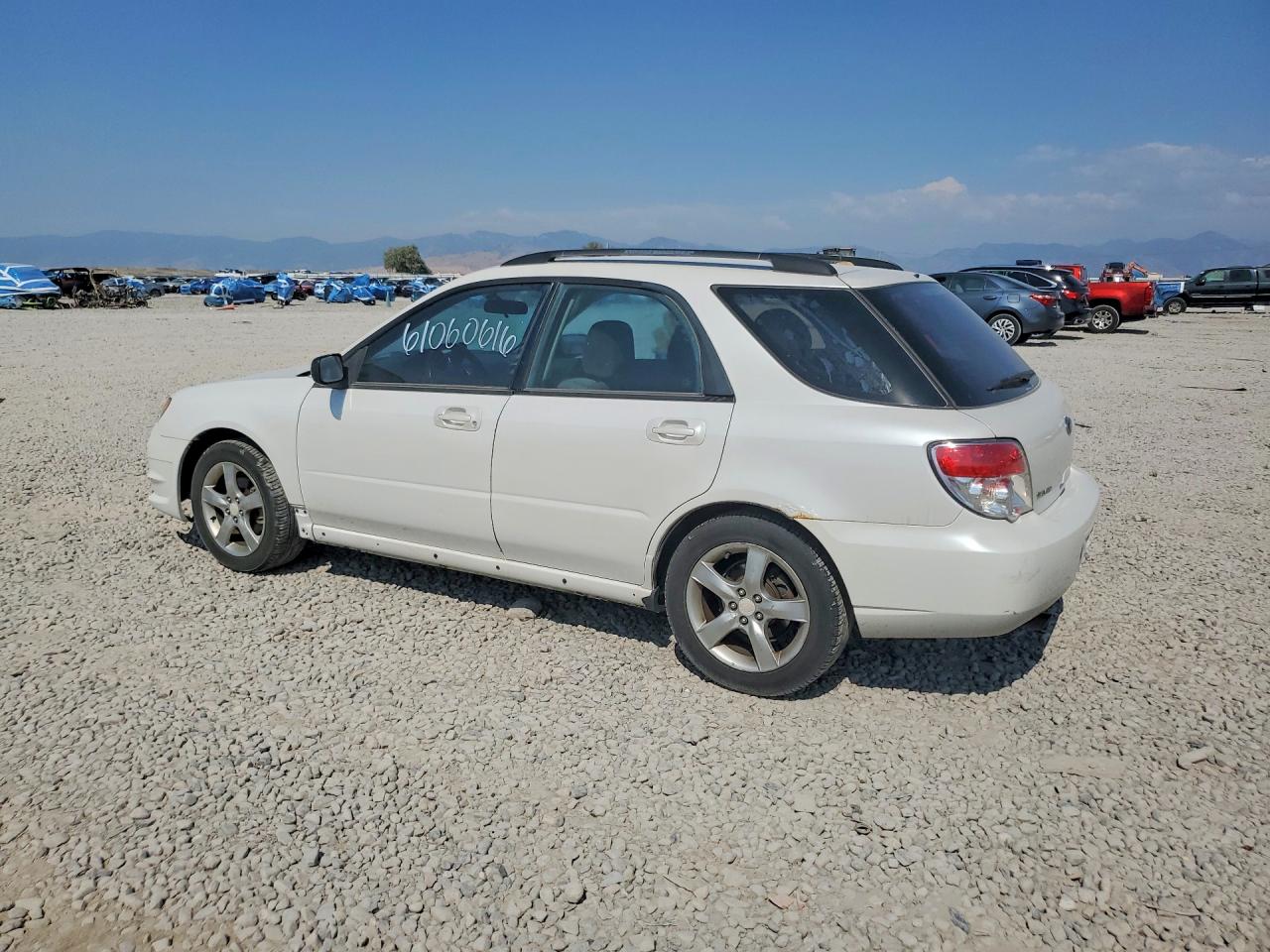 2007 Subaru Impreza 2.5i Белый vin: JF1GG61687H801566