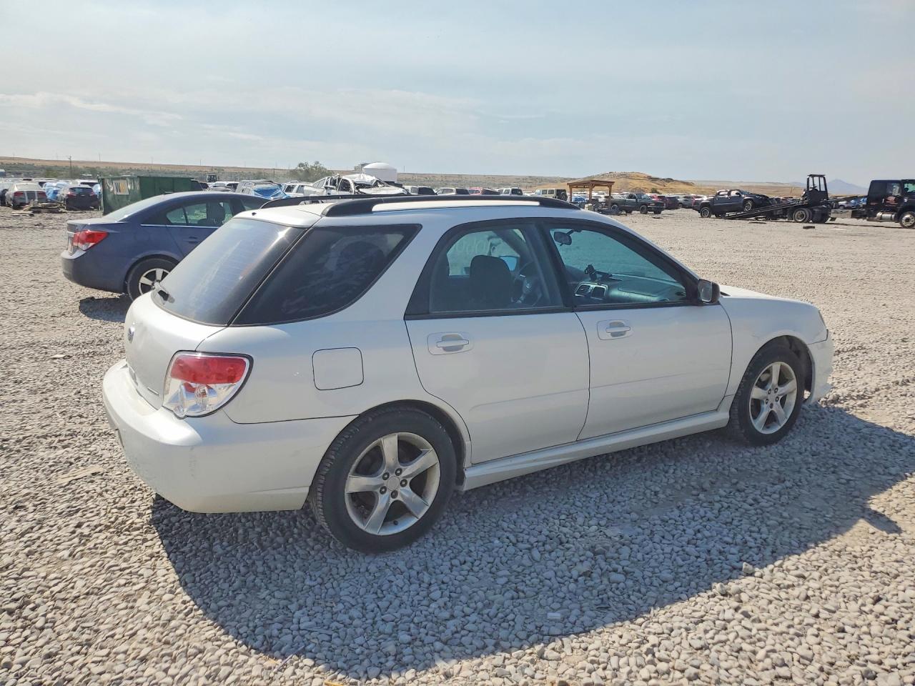 2007 Subaru Impreza 2.5i Белый vin: JF1GG61687H801566