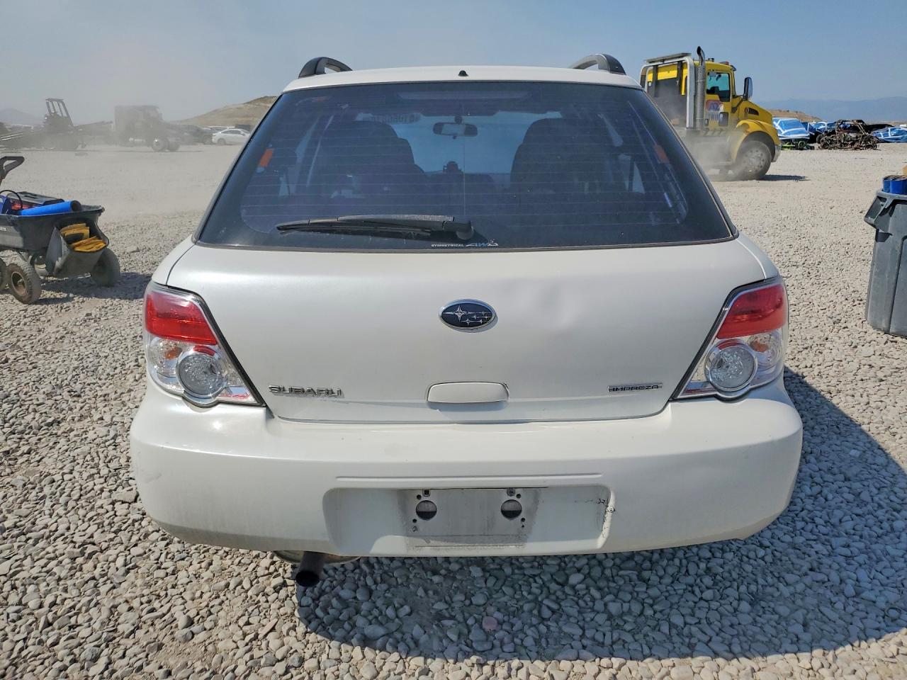 2007 Subaru Impreza 2.5i Белый vin: JF1GG61687H801566