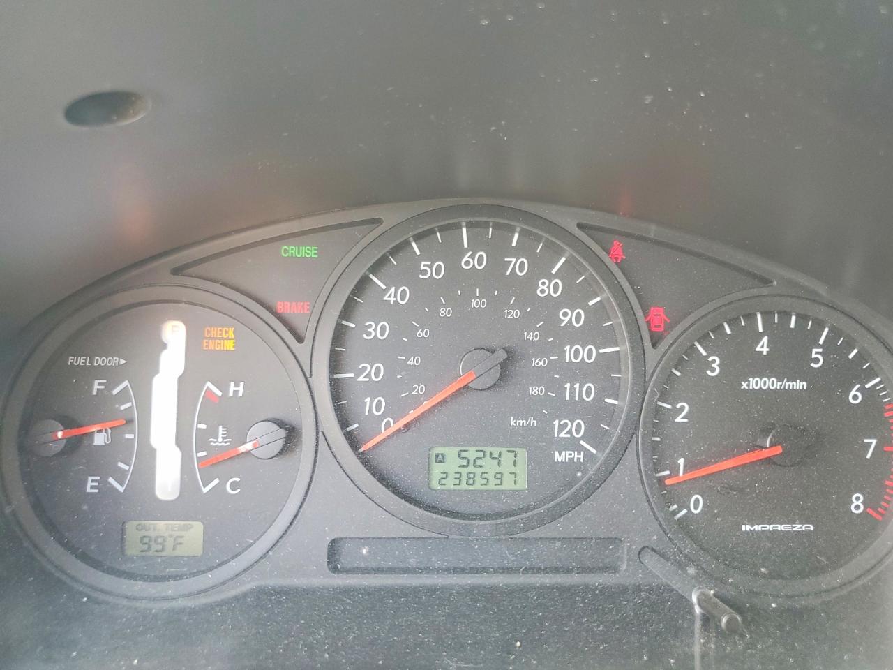 2007 Subaru Impreza 2.5i Белый vin: JF1GG61687H801566