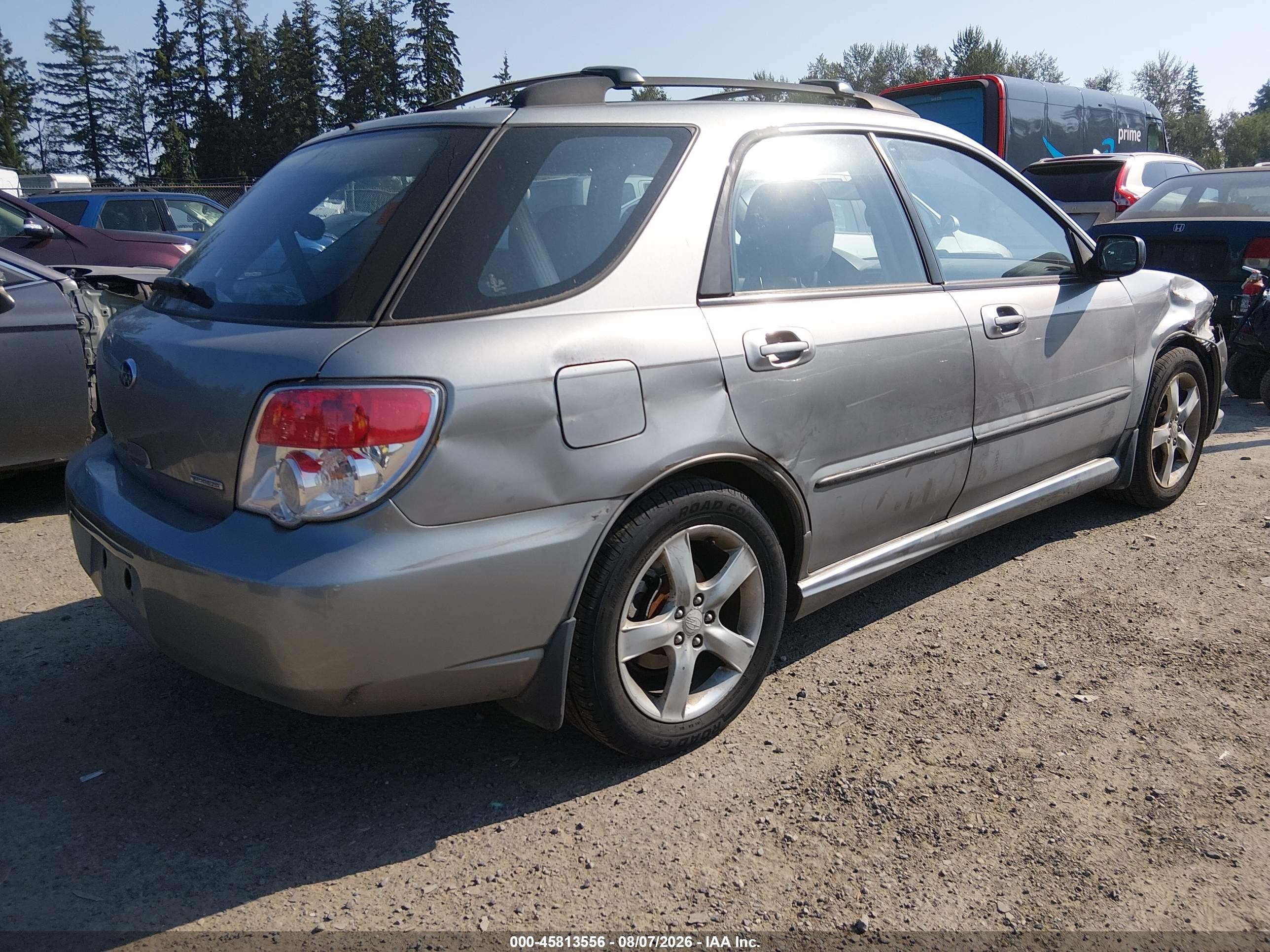 2007 Subaru Impreza 2.5i Silver vin: JF1GG61687H805763