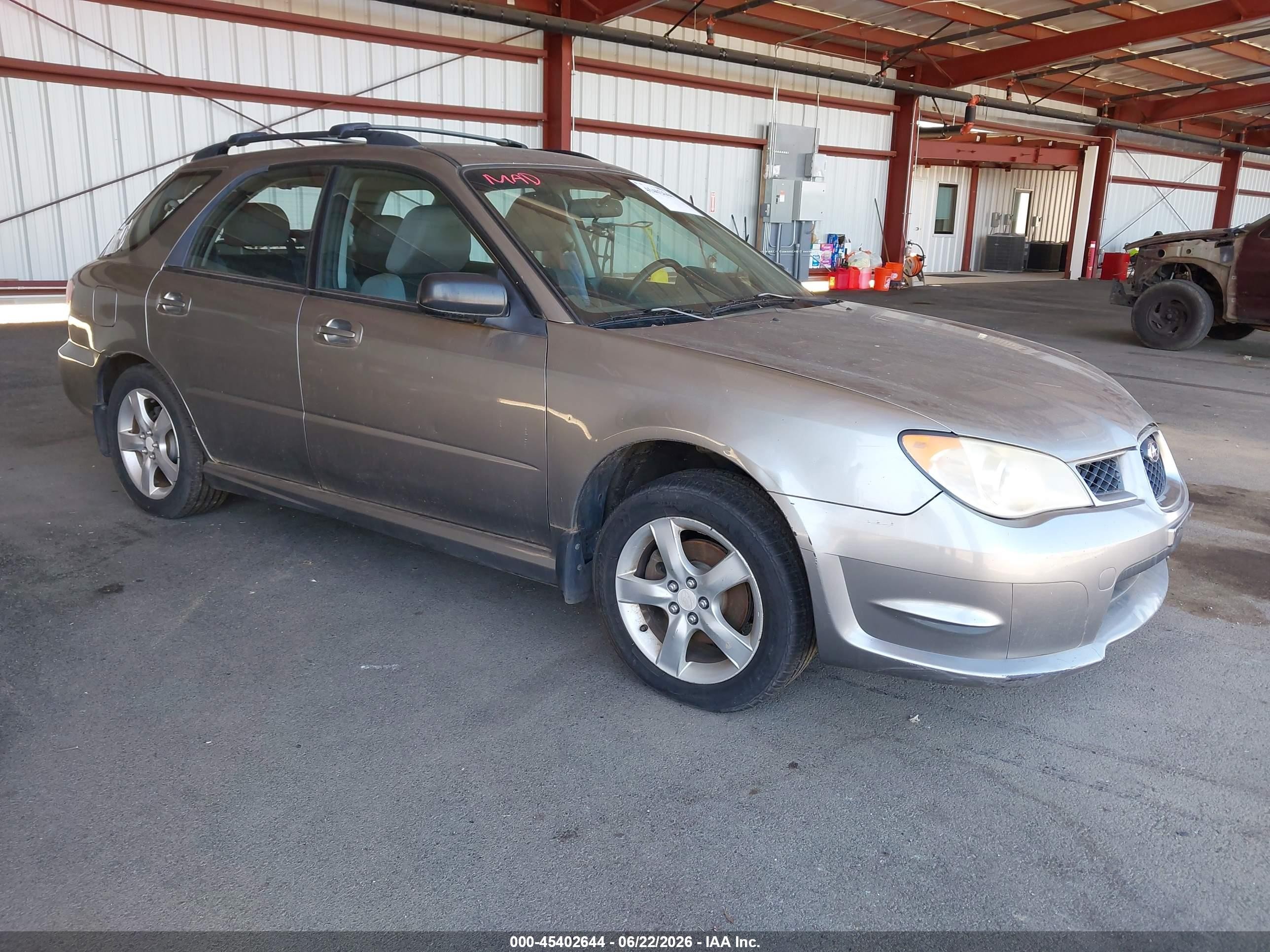 2007 Subaru Impreza 2.5i Silver vin: JF1GG616X7H814464