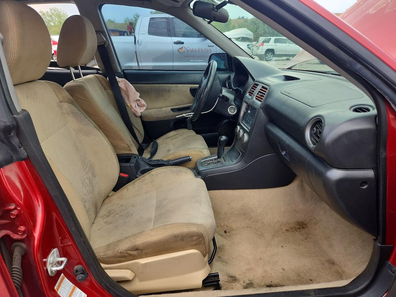 2007 Subaru Impreza Outback Sport Бордовый vin: JF1GG63617H818433