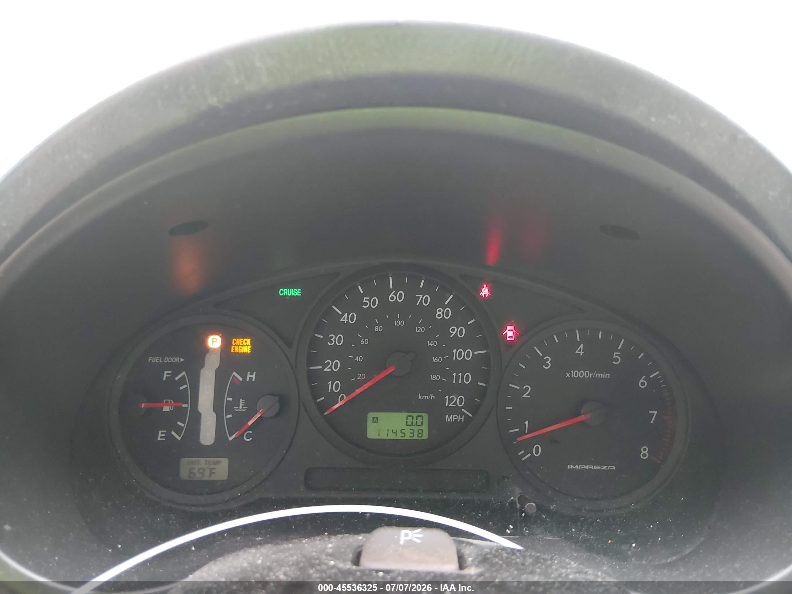 2007 Subaru Impreza Outback Sport   Black vin: JF1GG63667H802597