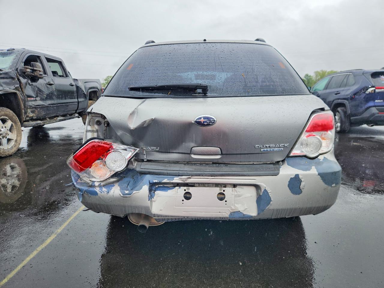 2007 Subaru Impreza Outback Sport Серый vin: JF1GG63677G814134