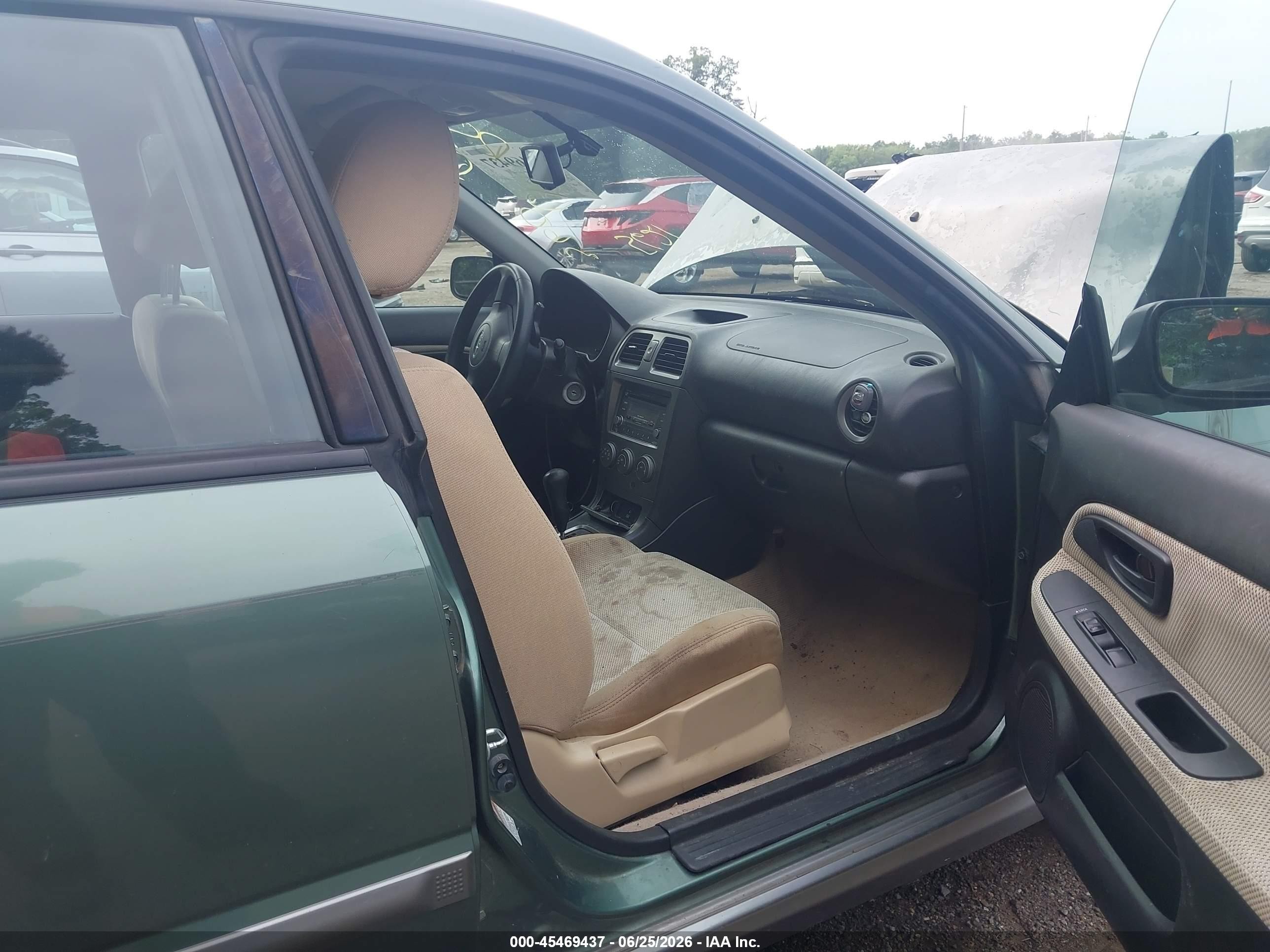 2007 Subaru Impreza Outback Sport   Green vin: JF1GG63697H815621