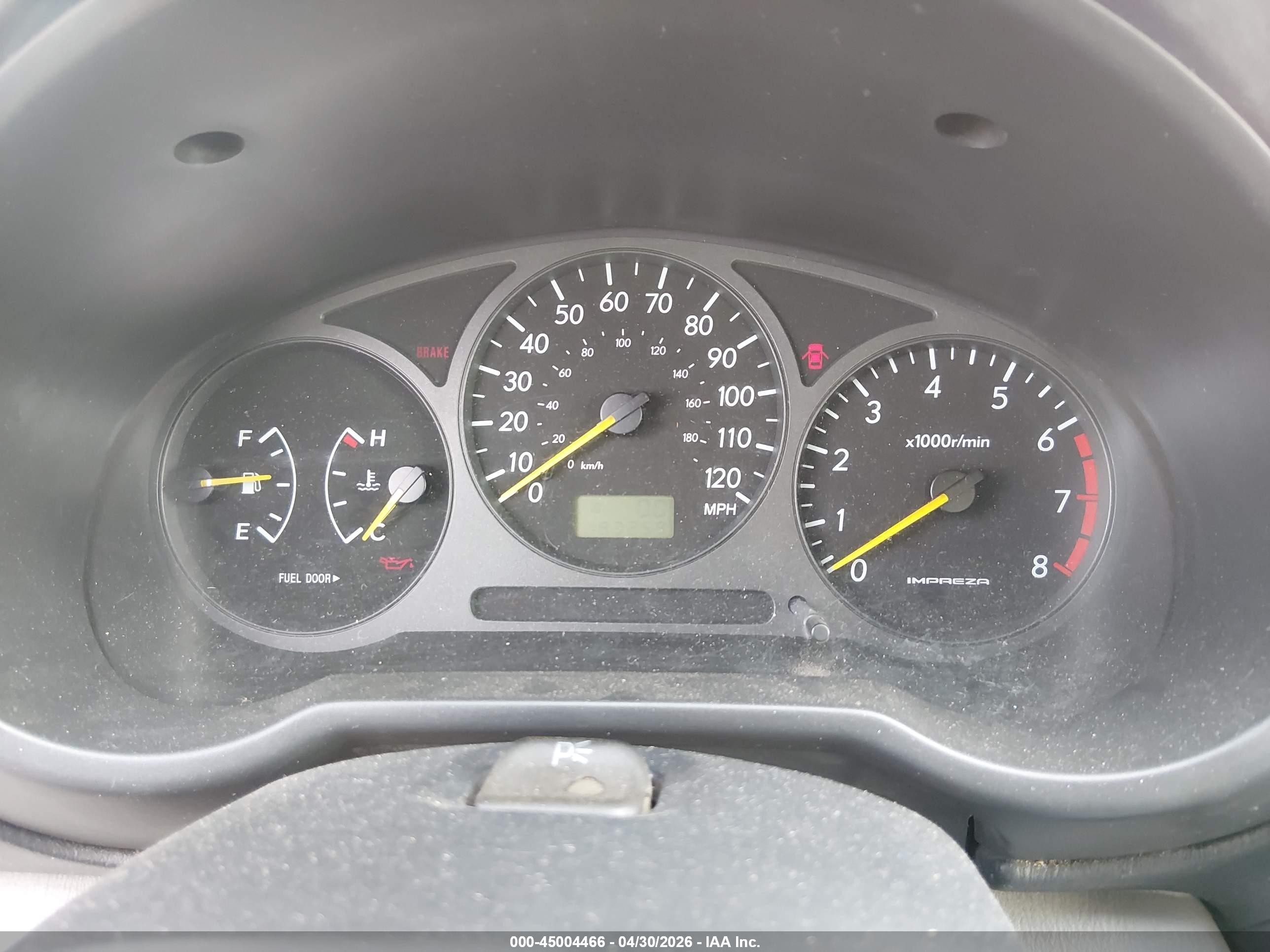 2002 Subaru Impreza 2.5ts Red vin: JF1GG65502G817213