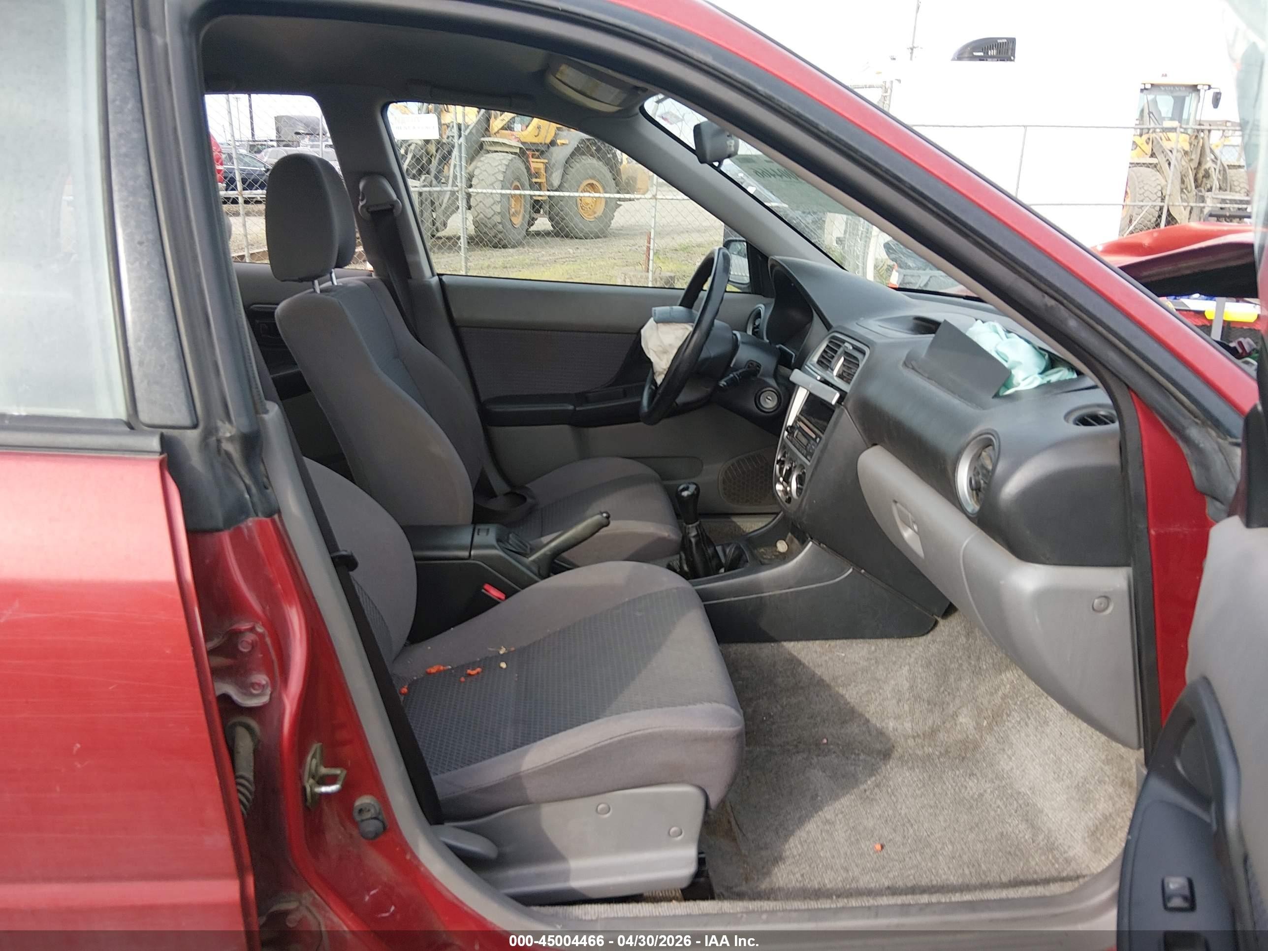 2002 Subaru Impreza 2.5ts Red vin: JF1GG65502G817213