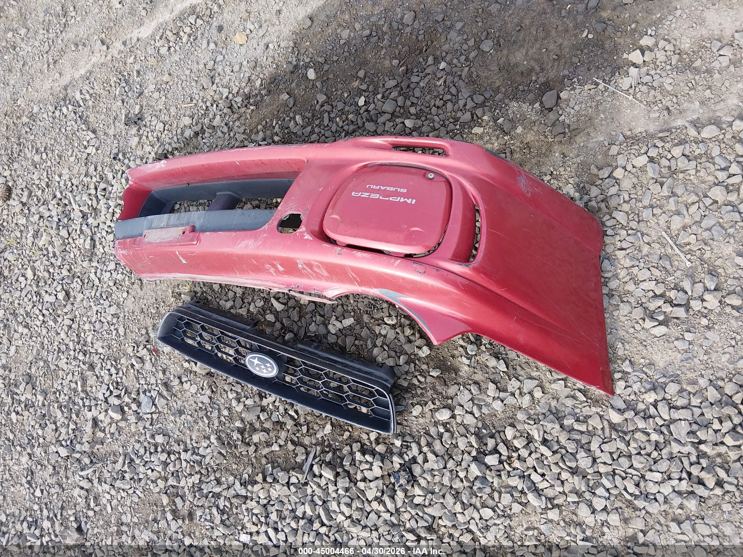 2002 Subaru Impreza 2.5ts Red vin: JF1GG65502G817213