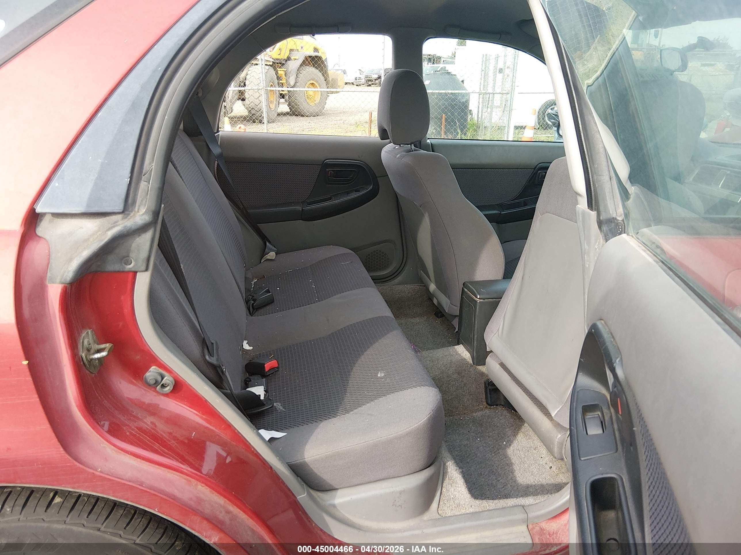 2002 Subaru Impreza 2.5ts Red vin: JF1GG65502G817213