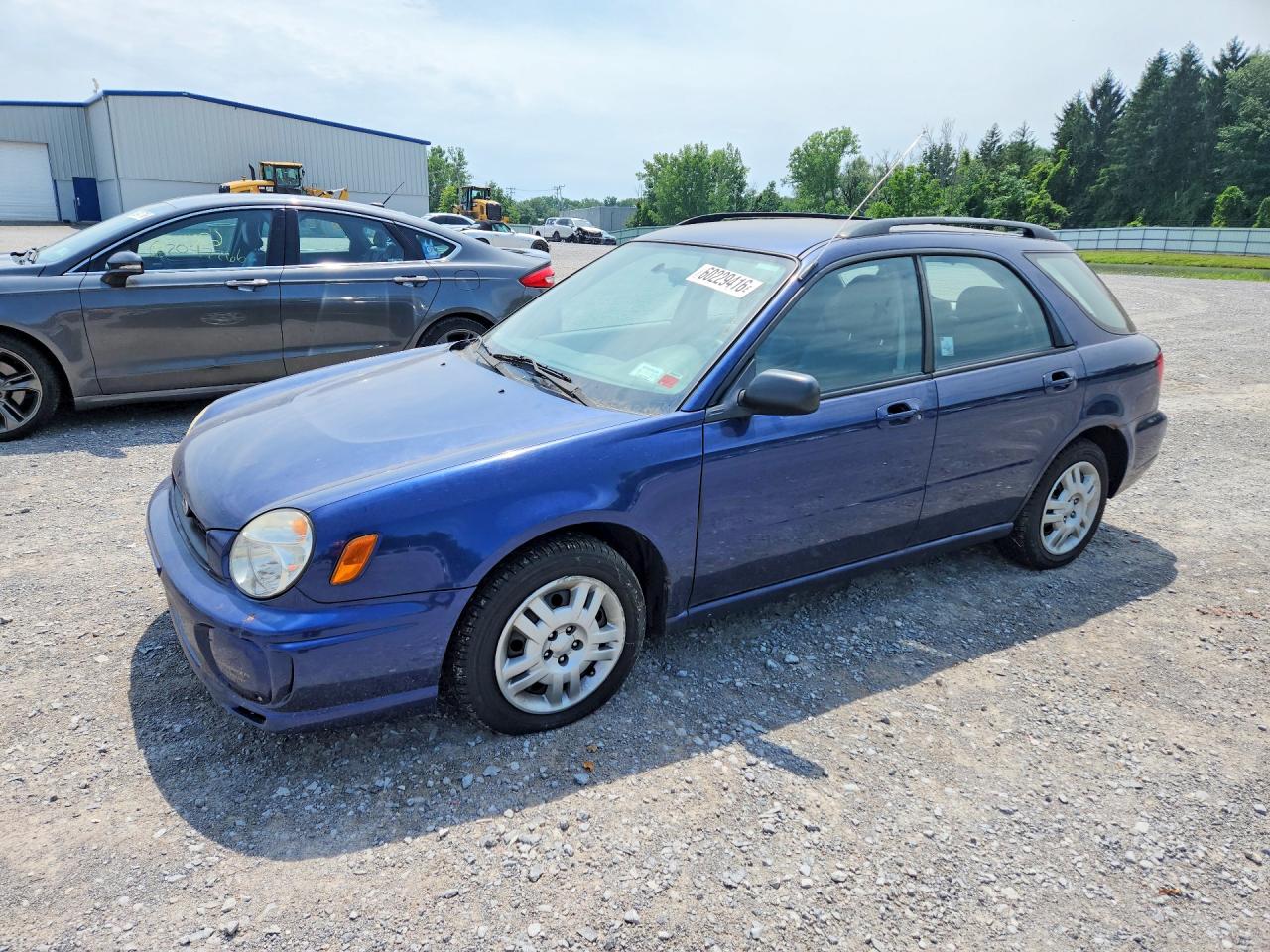 2003 Subaru Impreza Ts Blue vin: JF1GG65503H805896