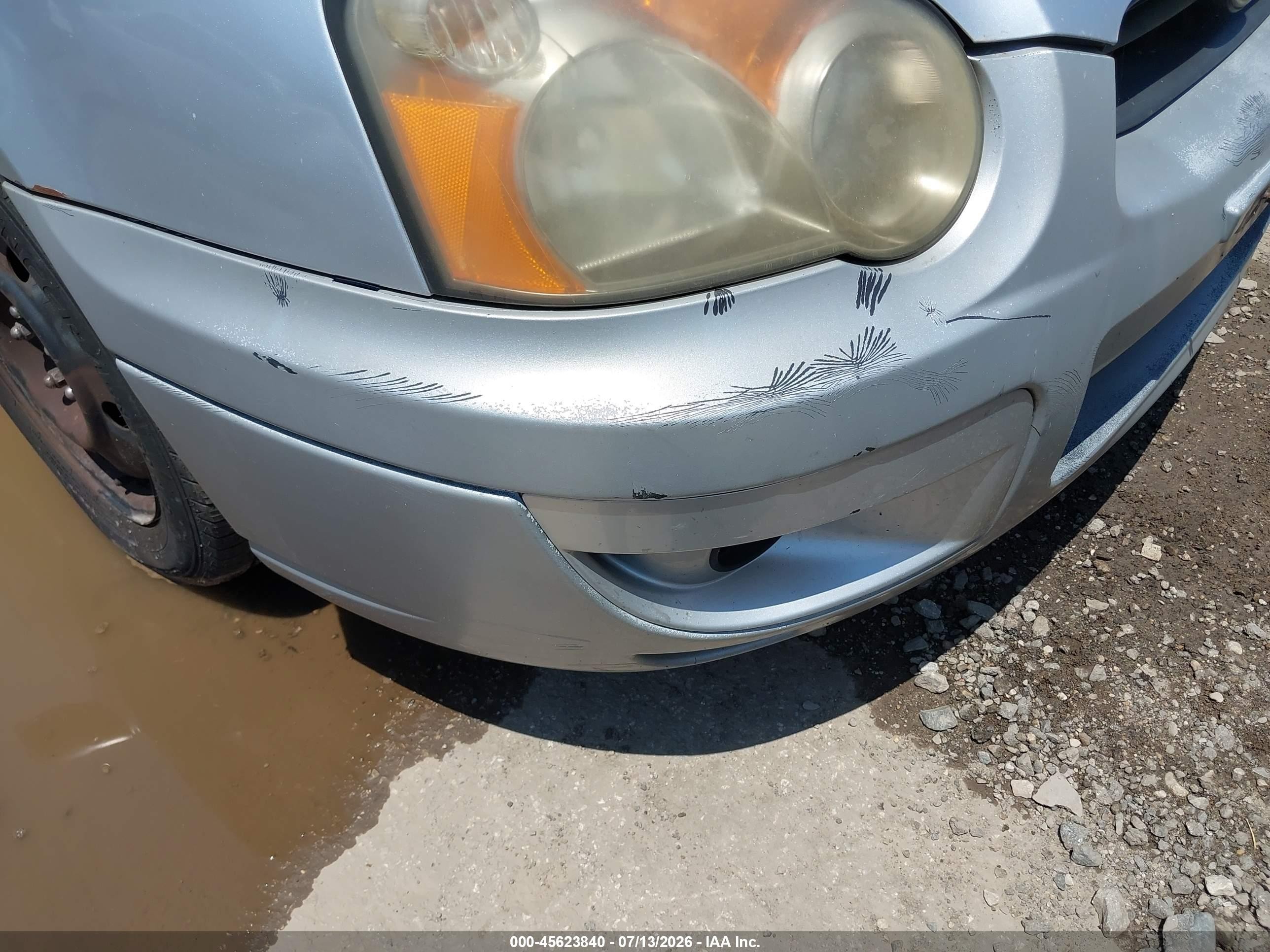 2004 Subaru Impreza 2.5ts Серебряный vin: JF1GG65504H814549