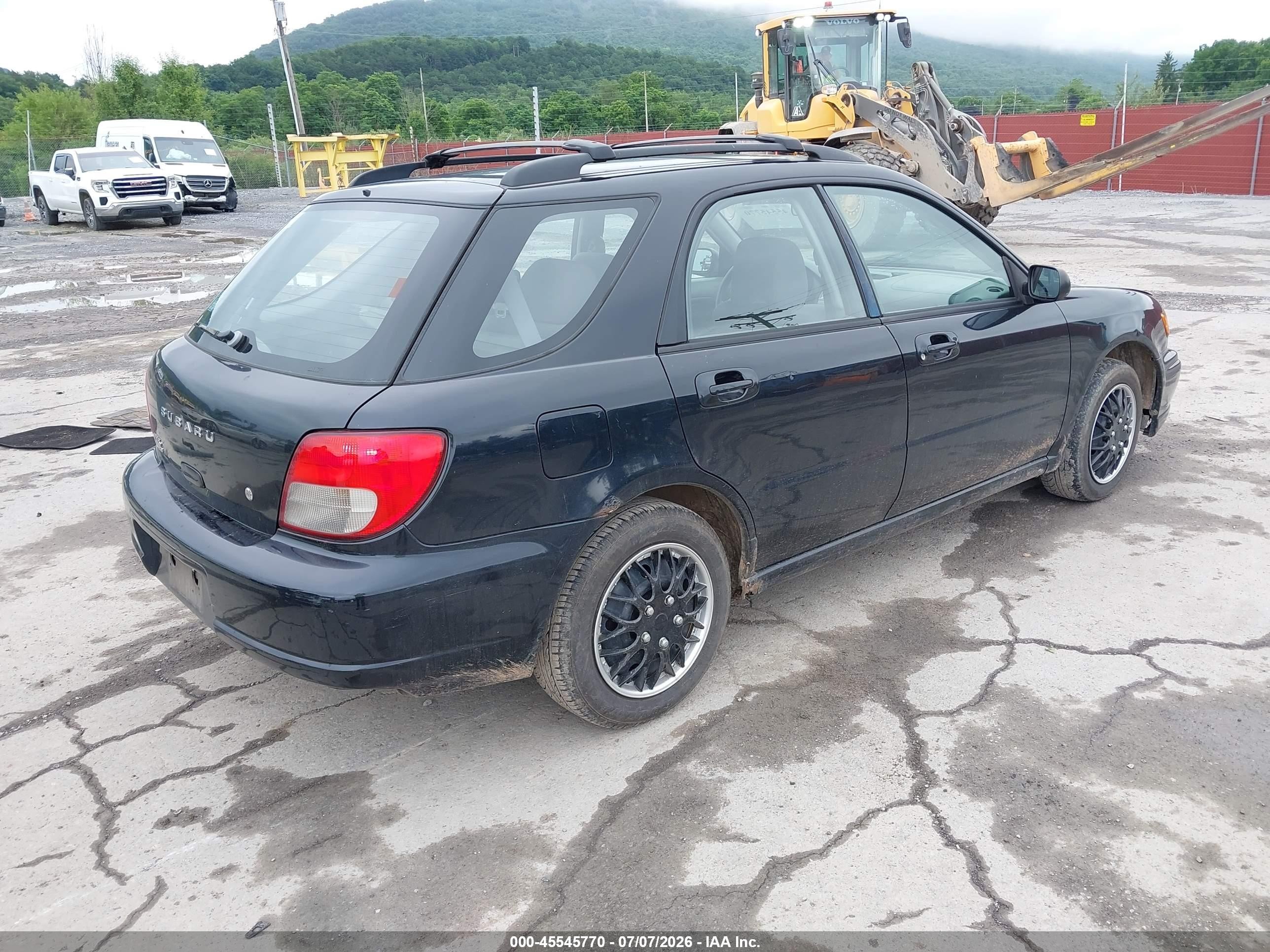 2002 Subaru Impreza 2.5ts Black vin: JF1GG65512G806432