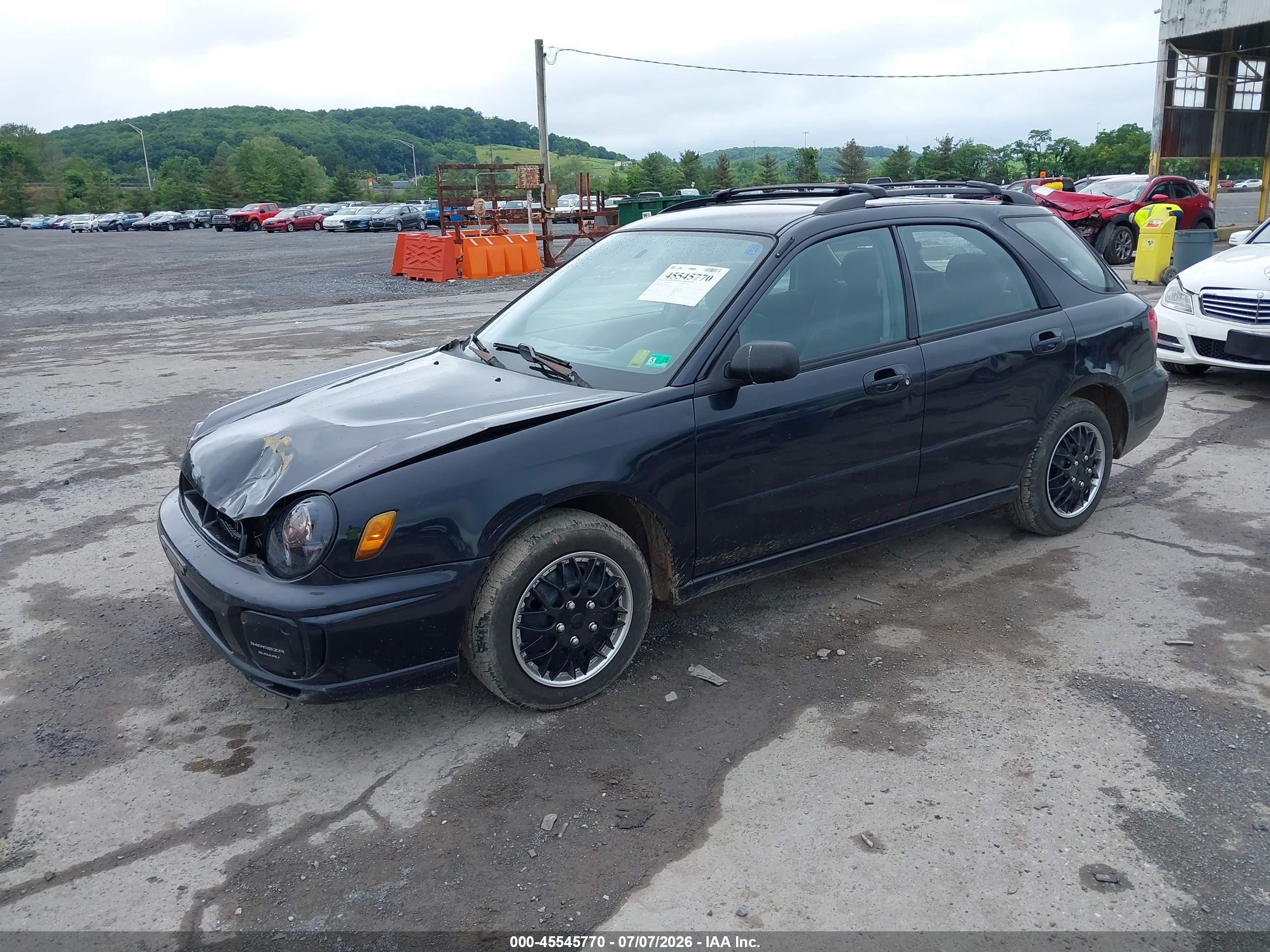 2002 Subaru Impreza 2.5ts Black vin: JF1GG65512G806432