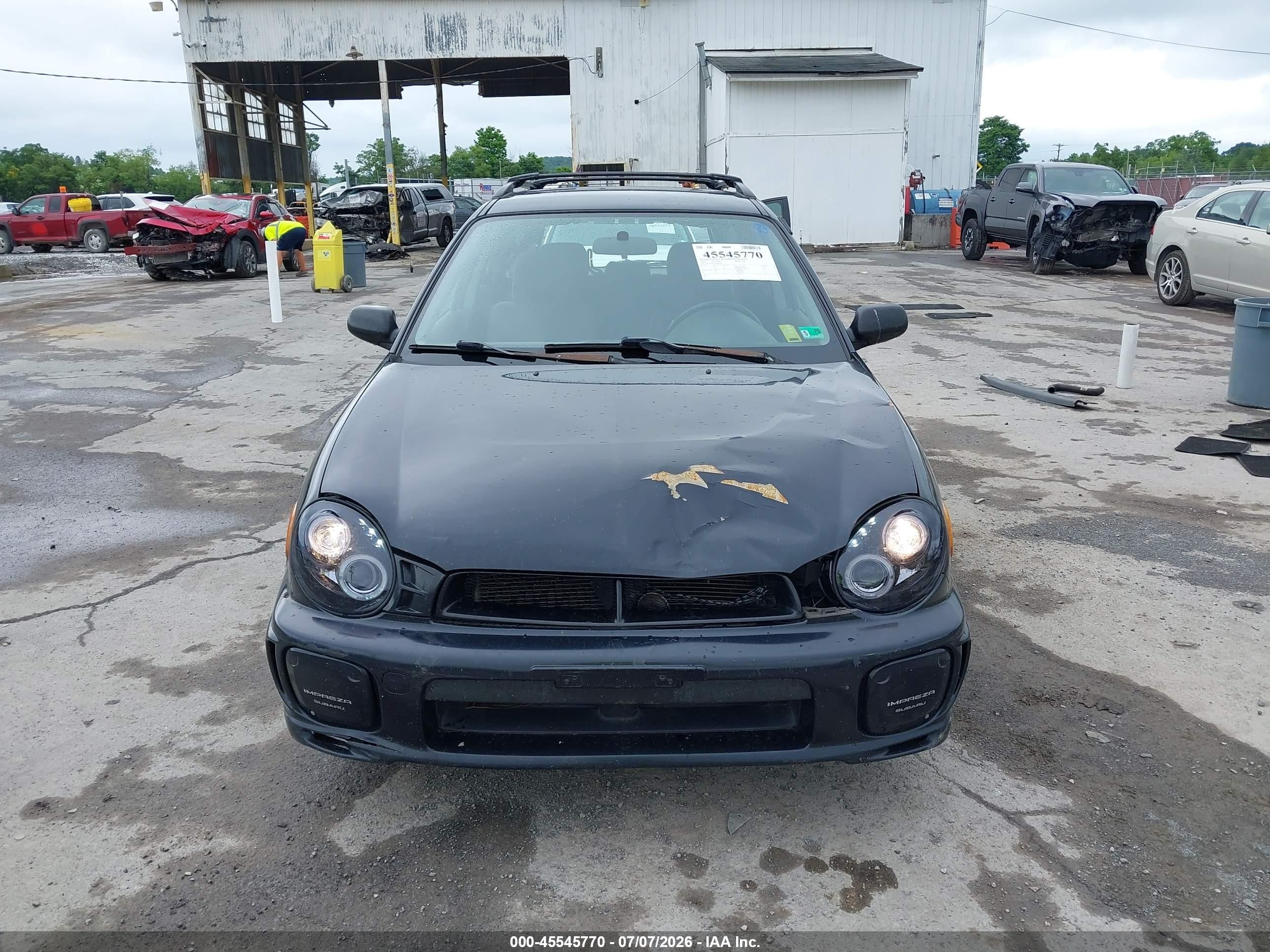 2002 Subaru Impreza 2.5ts Black vin: JF1GG65512G806432