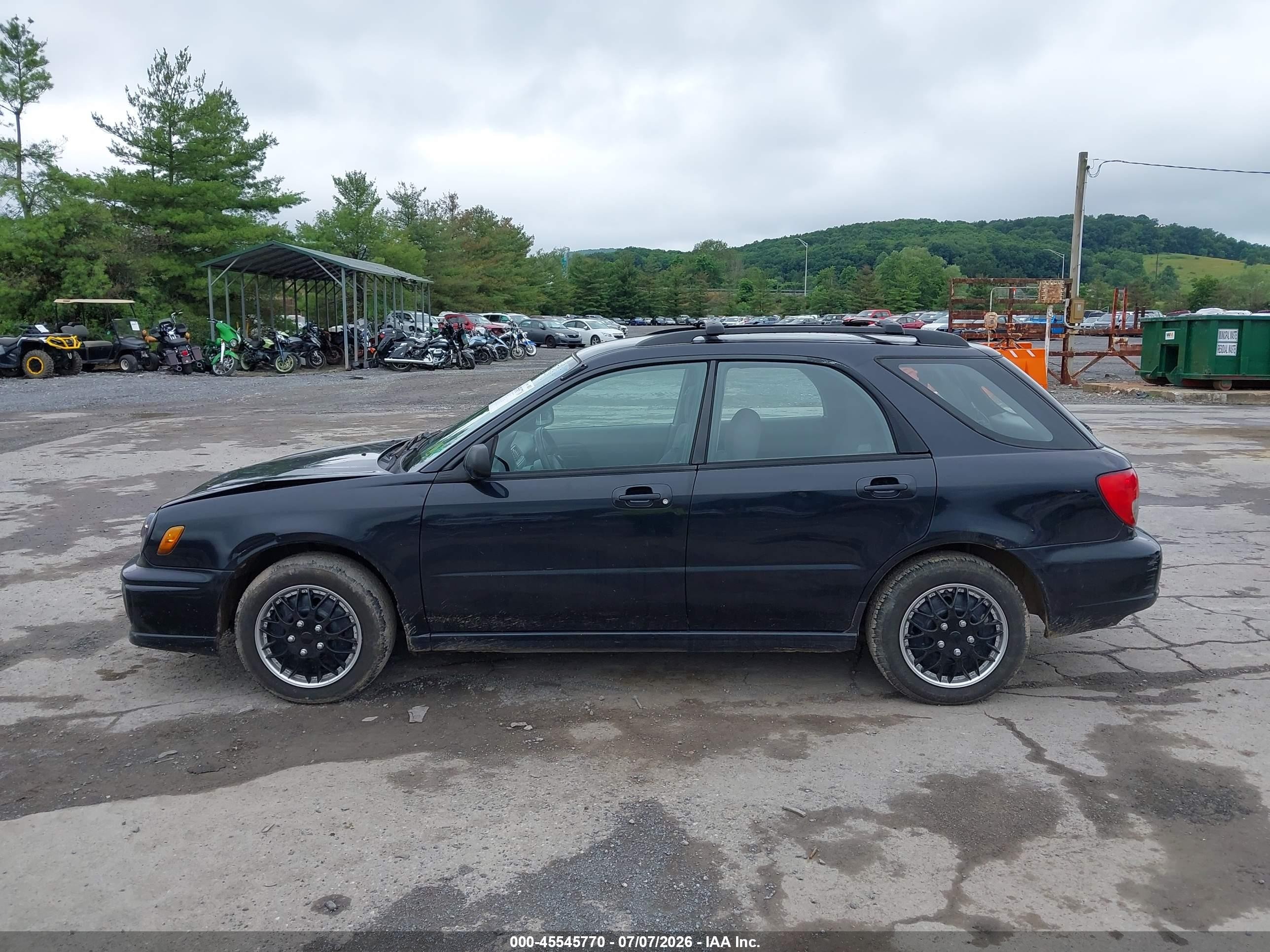 2002 Subaru Impreza 2.5ts Black vin: JF1GG65512G806432