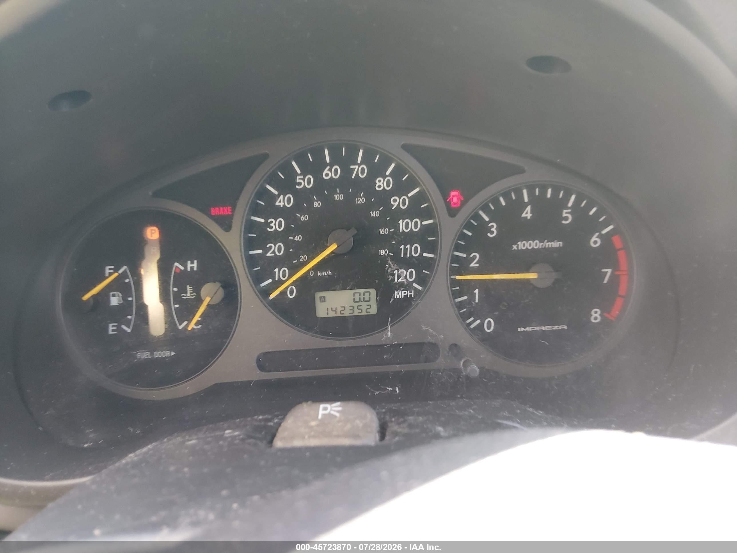 2003 Subaru Impreza 2.5ts Синий vin: JF1GG65513H802361