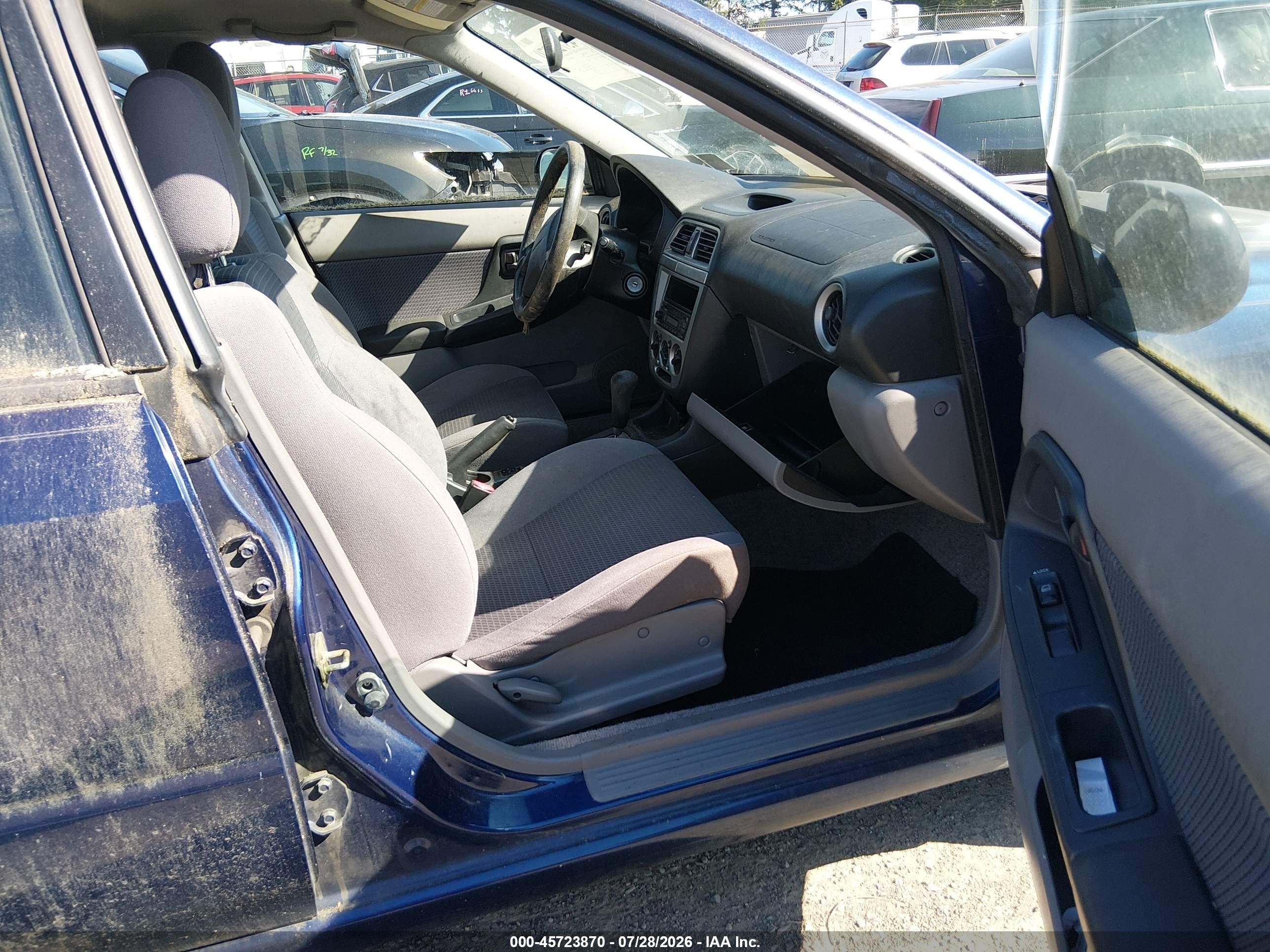 2003 Subaru Impreza 2.5ts Синий vin: JF1GG65513H802361